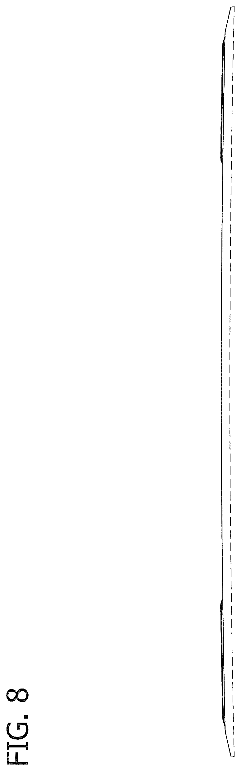 Patent USD1124054 Figure 8 – Display panel
