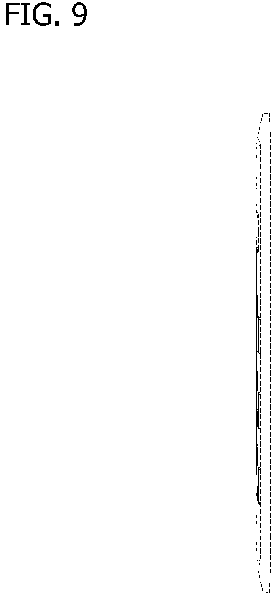 Patent USD1124054 Figure 9 – Display panel