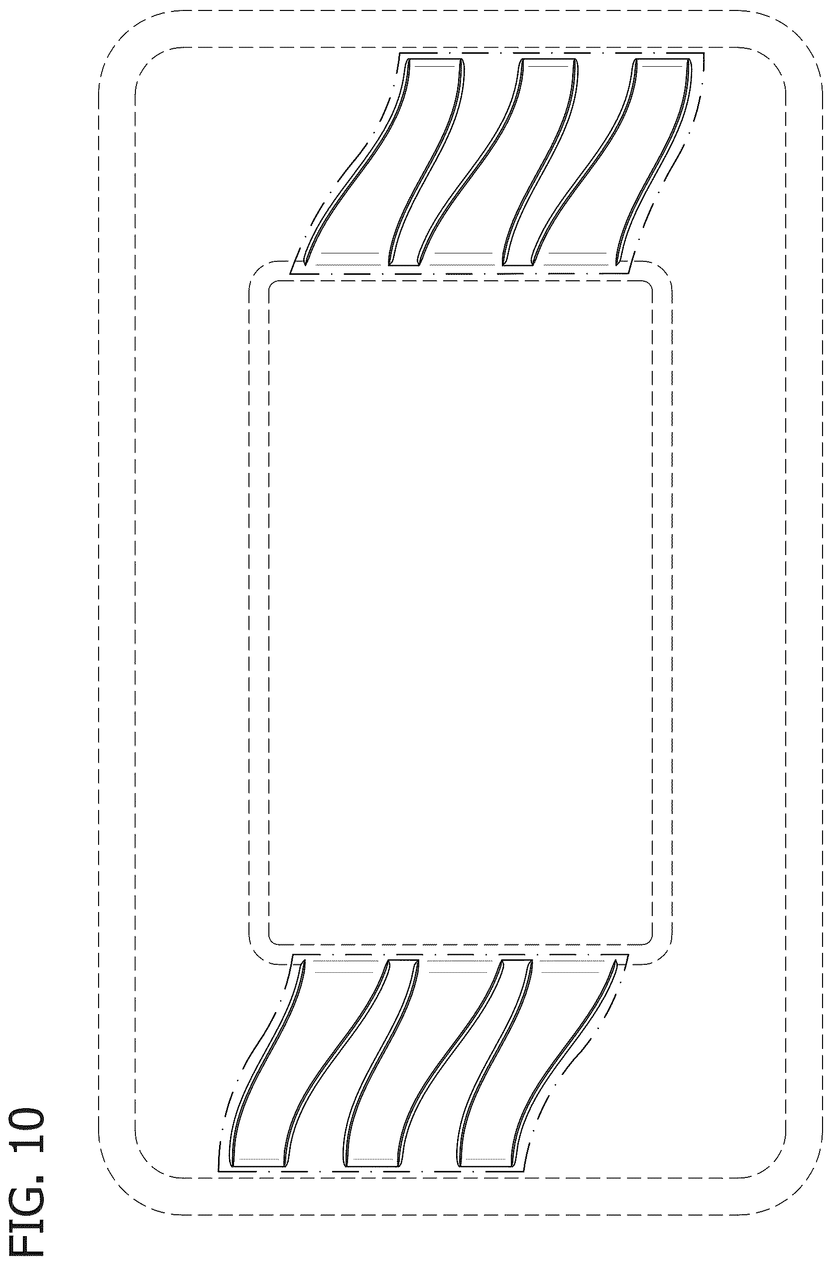Patent USD1124054 Figure 10 – Display panel