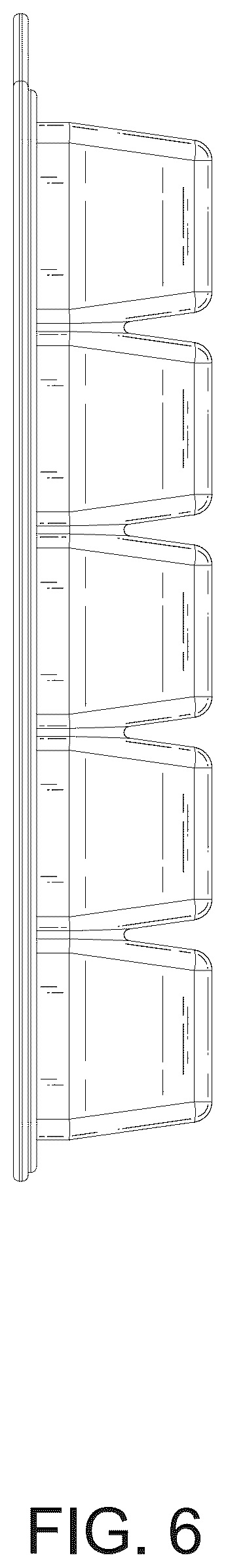 Patent USD1124056 Figure 6 – Ice cube tray