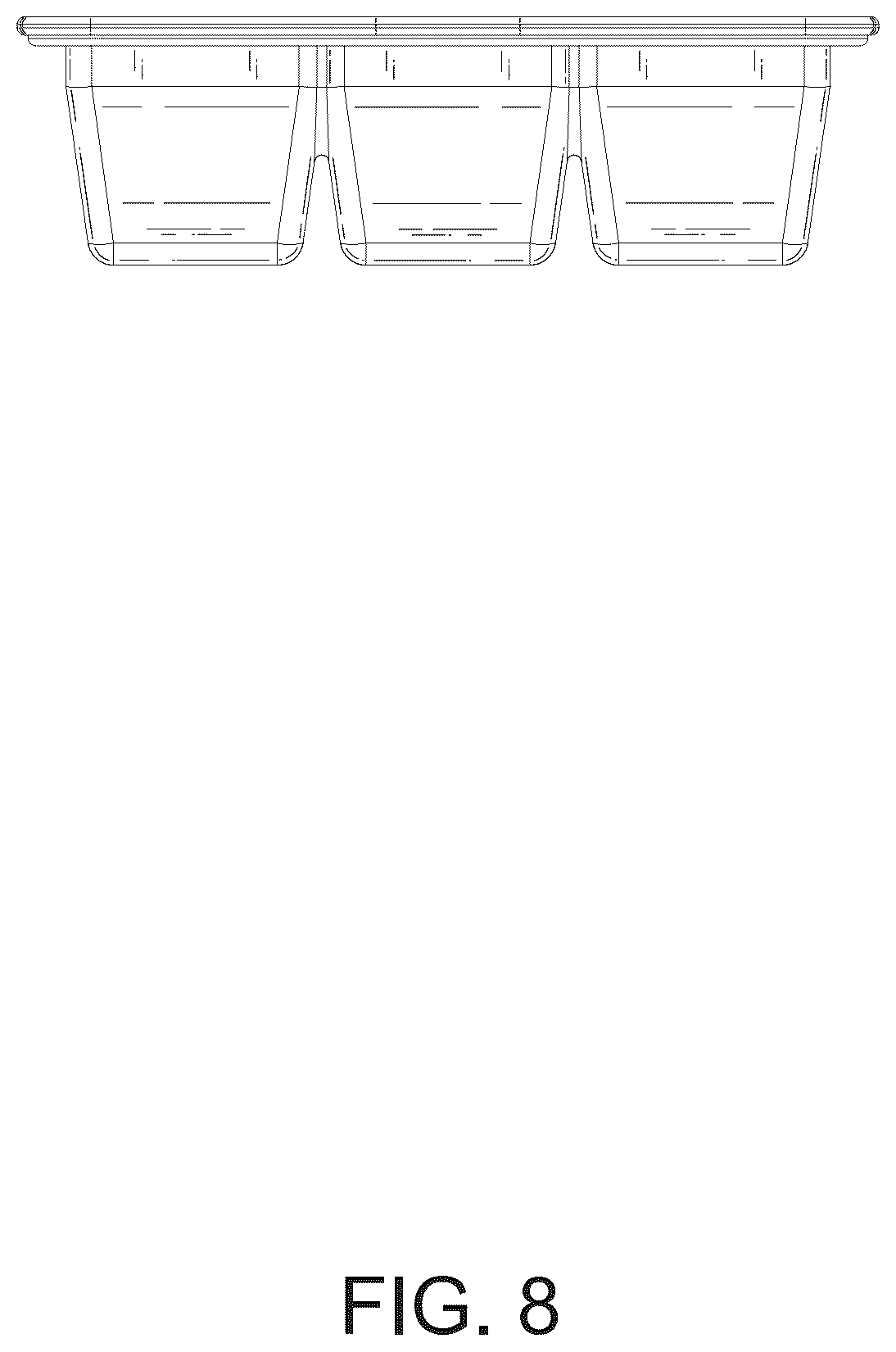 Patent USD1124056 Figure 8 – Ice cube tray