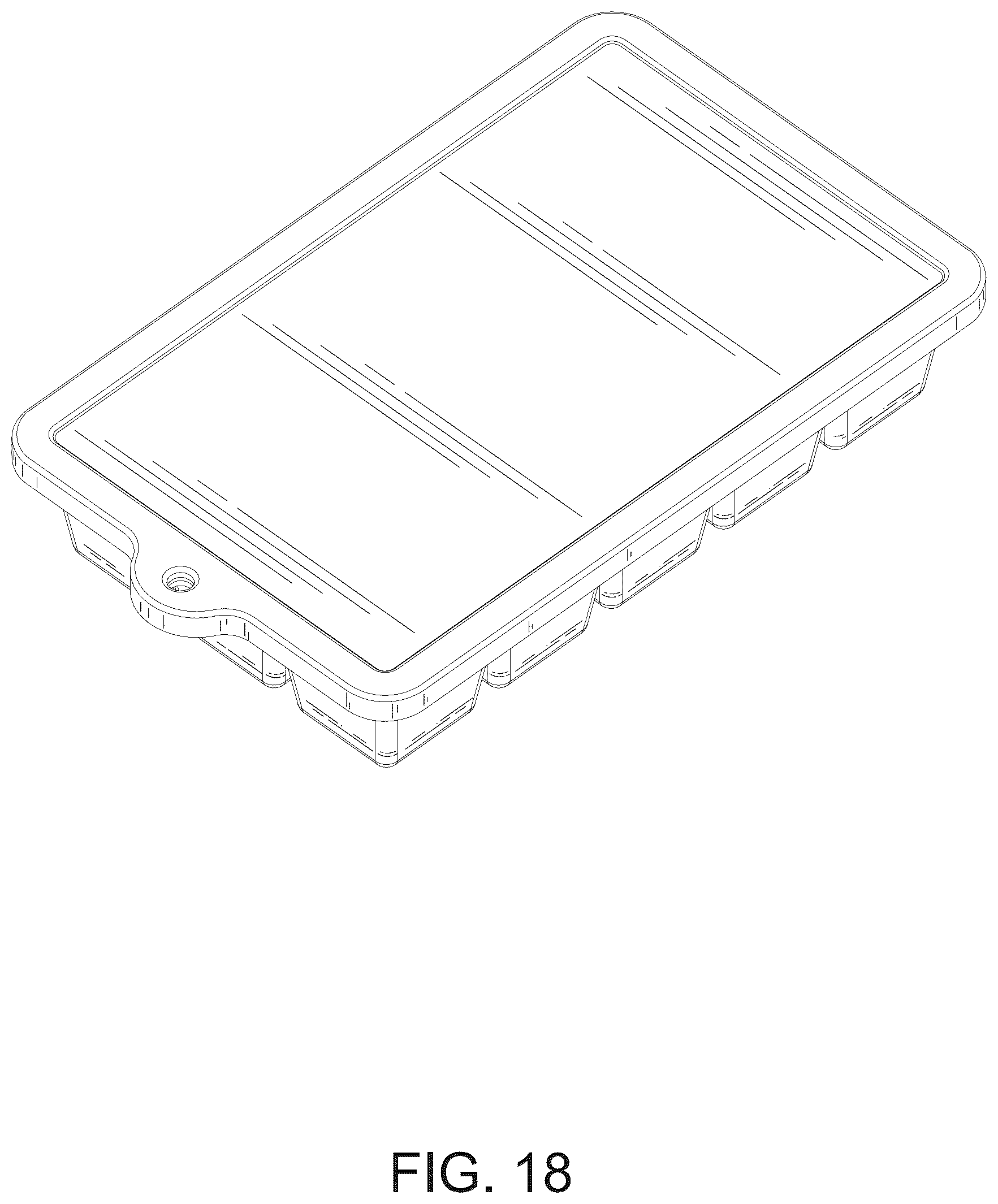 Patent USD1124056 Figure 18 – Ice cube tray