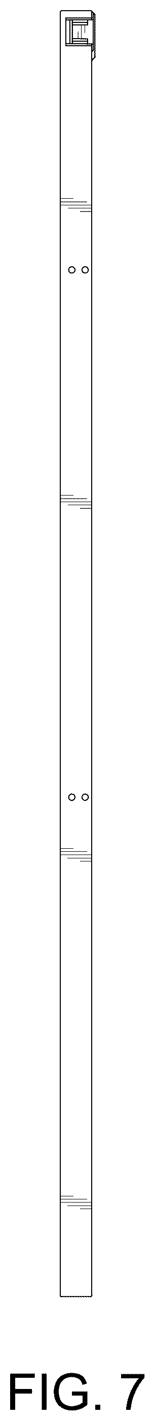 Patent USD1124057 Figure 7 – Door frame for beef refrigeration display cabinet