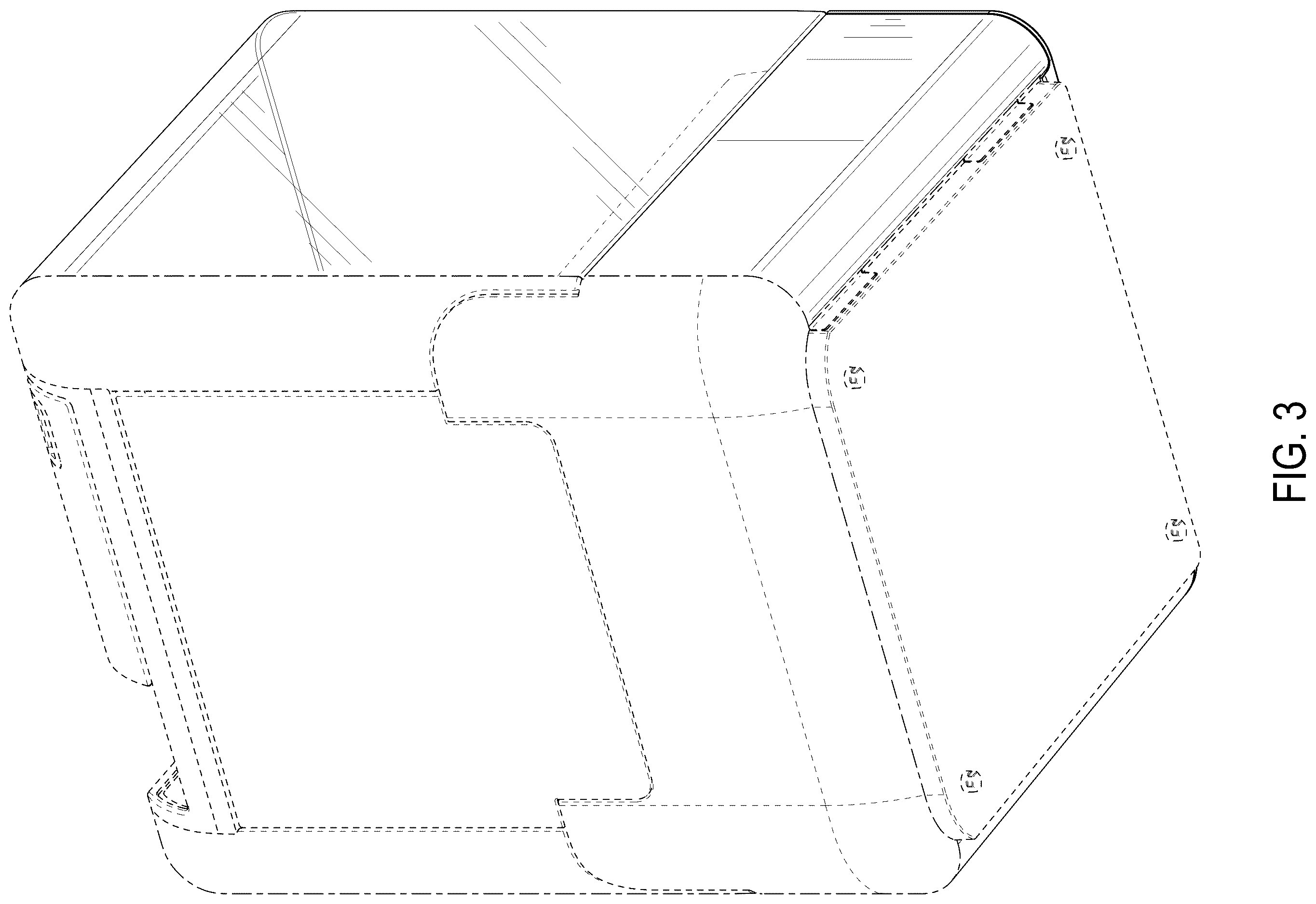 Patent USD1124058 Figure 3 – Three-dimensional printer