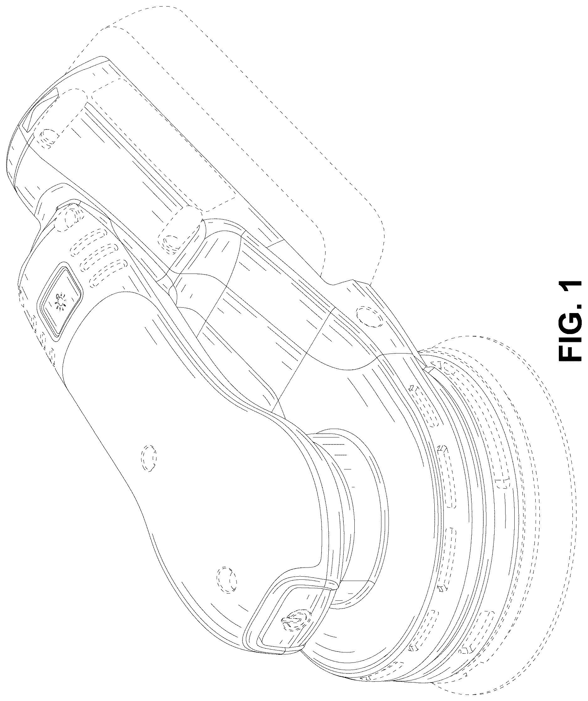 Patent USD1124059 Figure 1 – Grinding machine