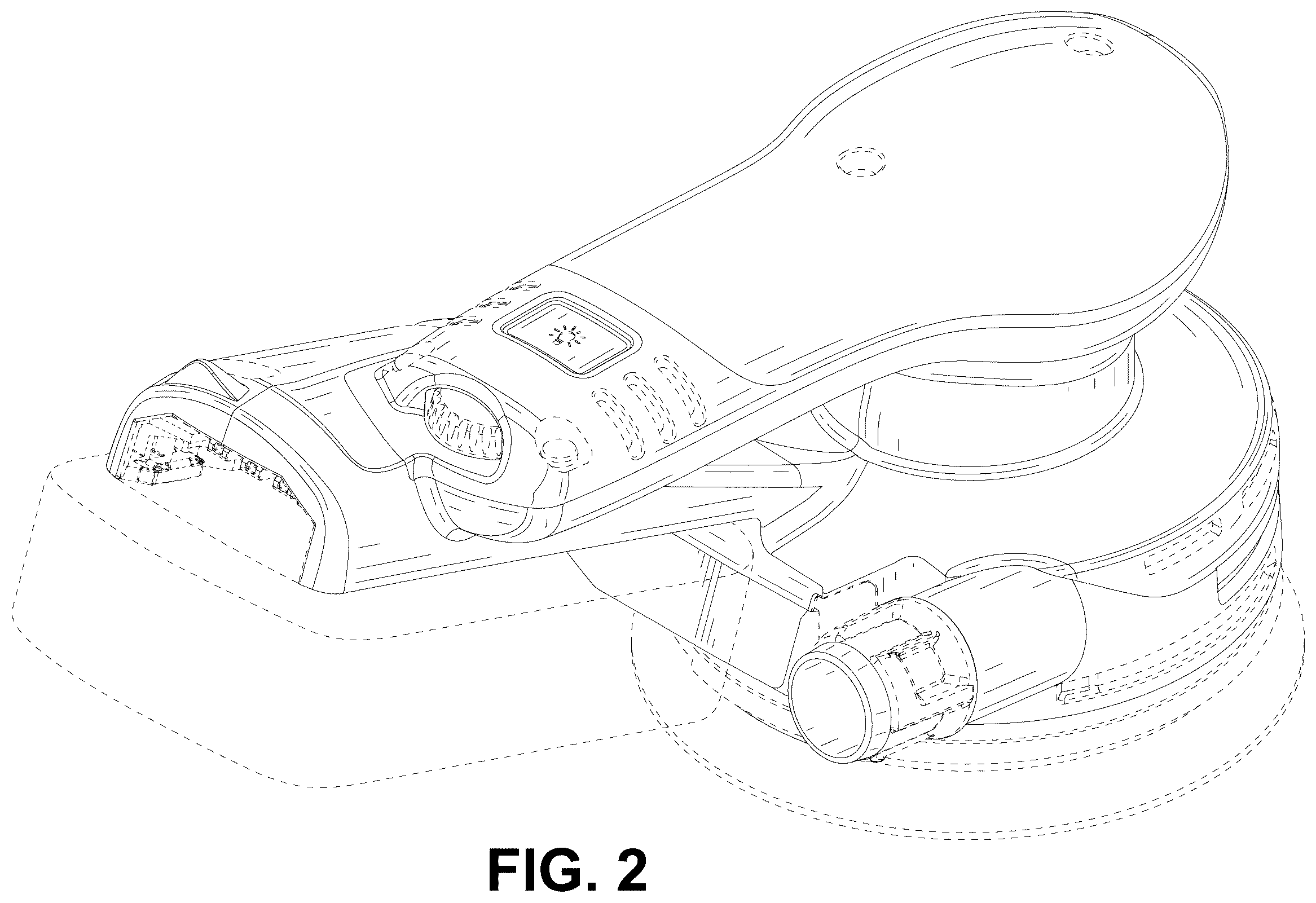 Patent USD1124059 Figure 2 – Grinding machine