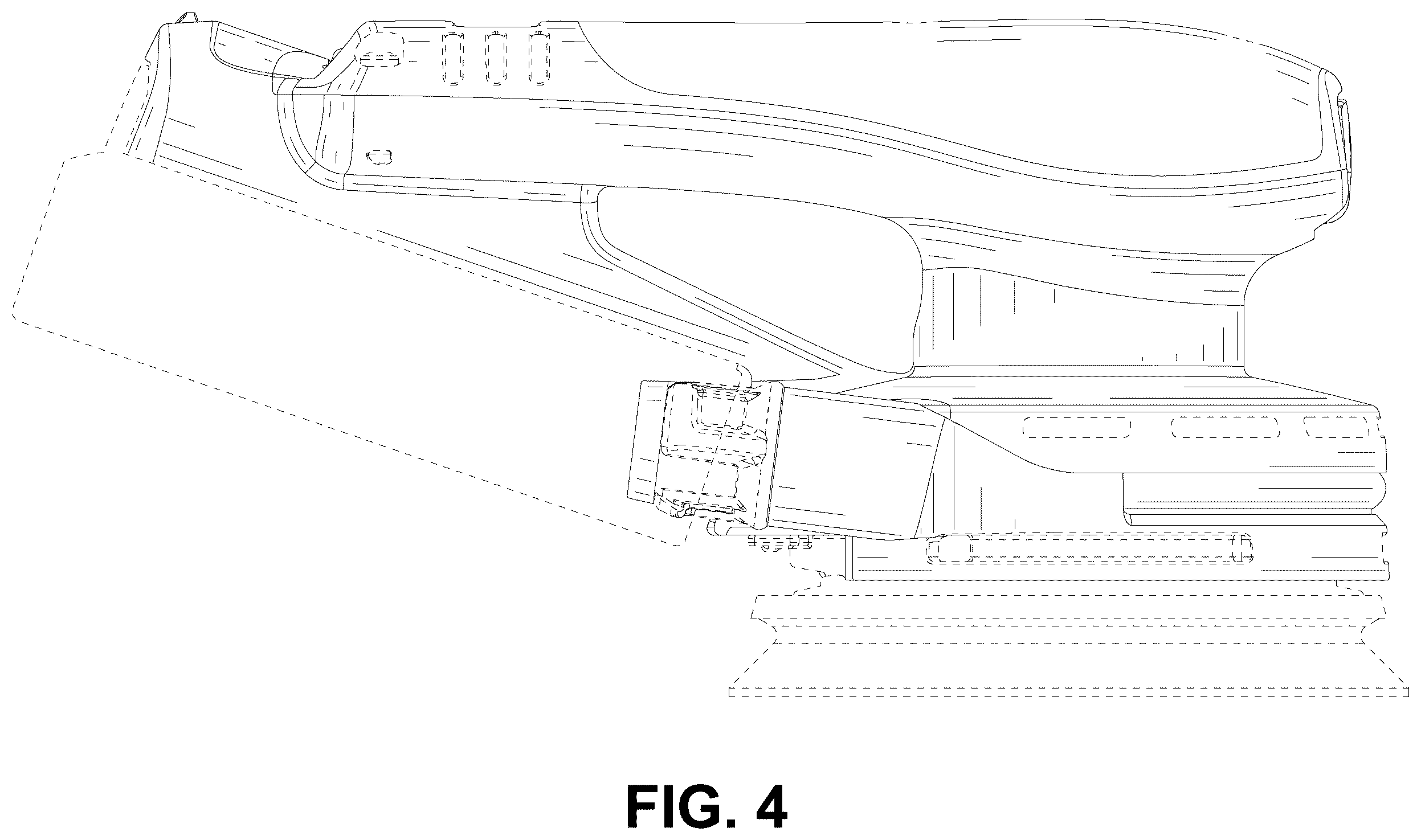 Patent USD1124059 Figure 4 – Grinding machine
