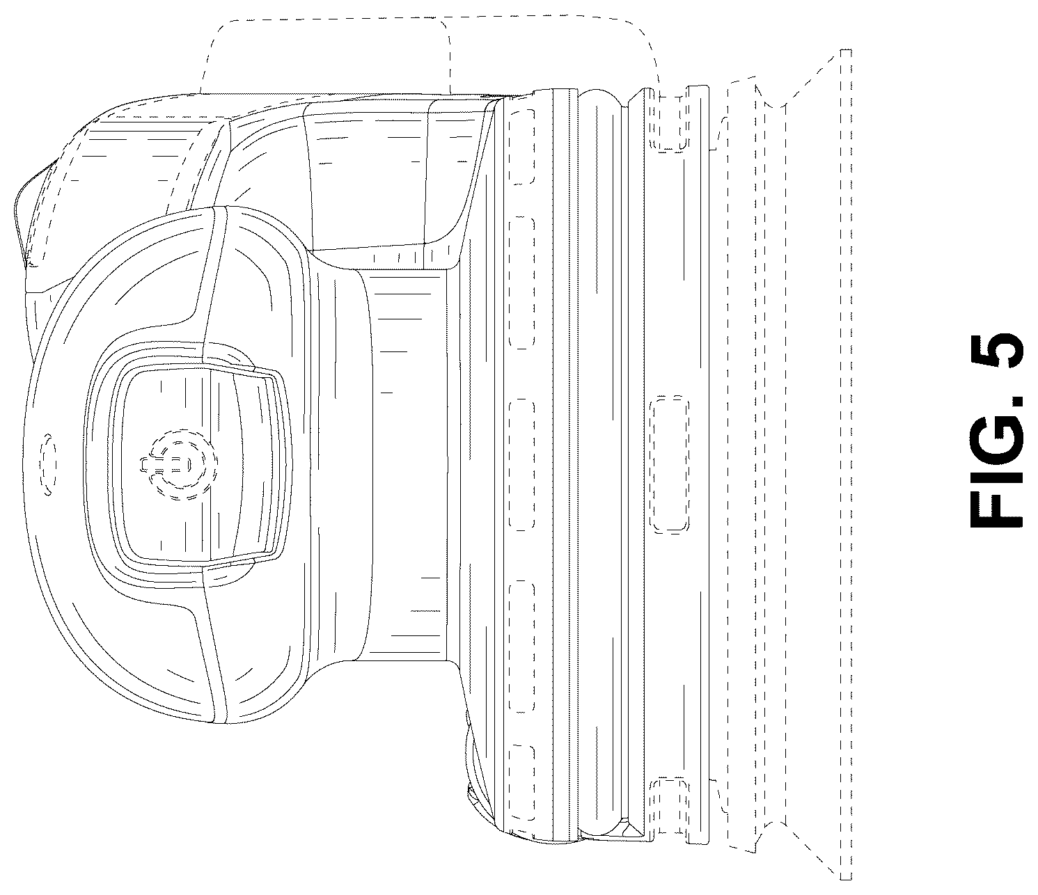 Patent USD1124059 Figure 5 – Grinding machine