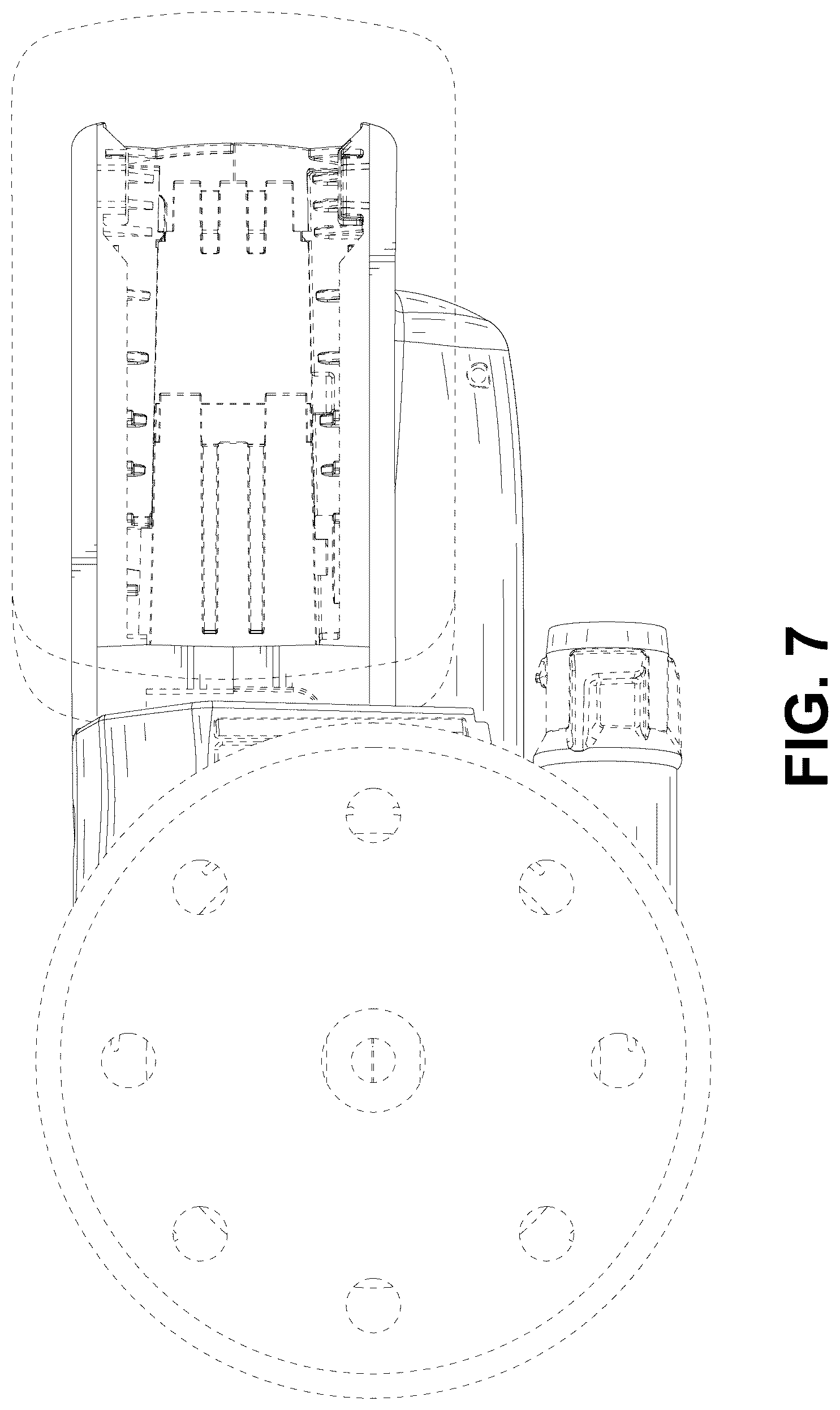 Patent USD1124059 Figure 7 – Grinding machine