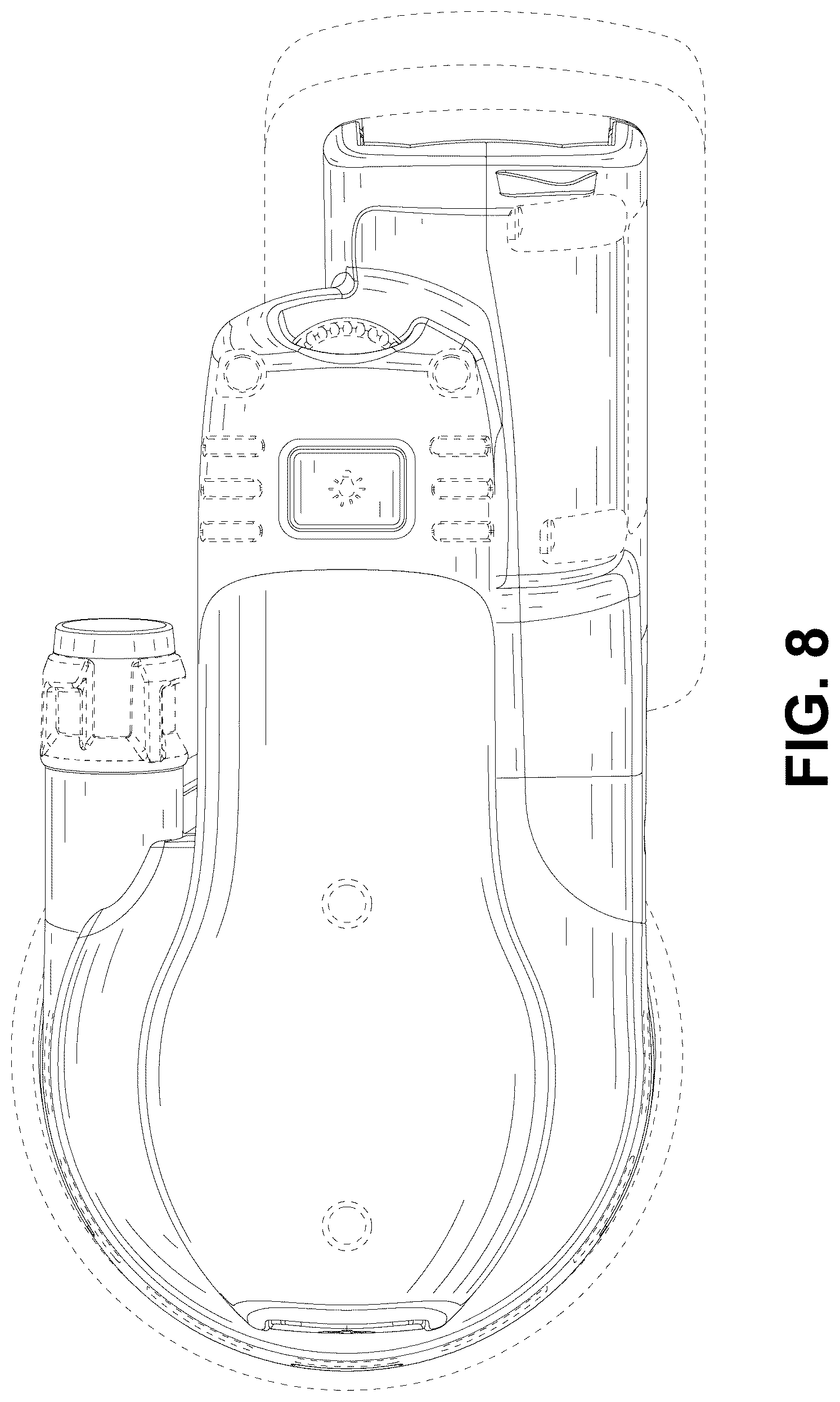 Patent USD1124059 Figure 8 – Grinding machine