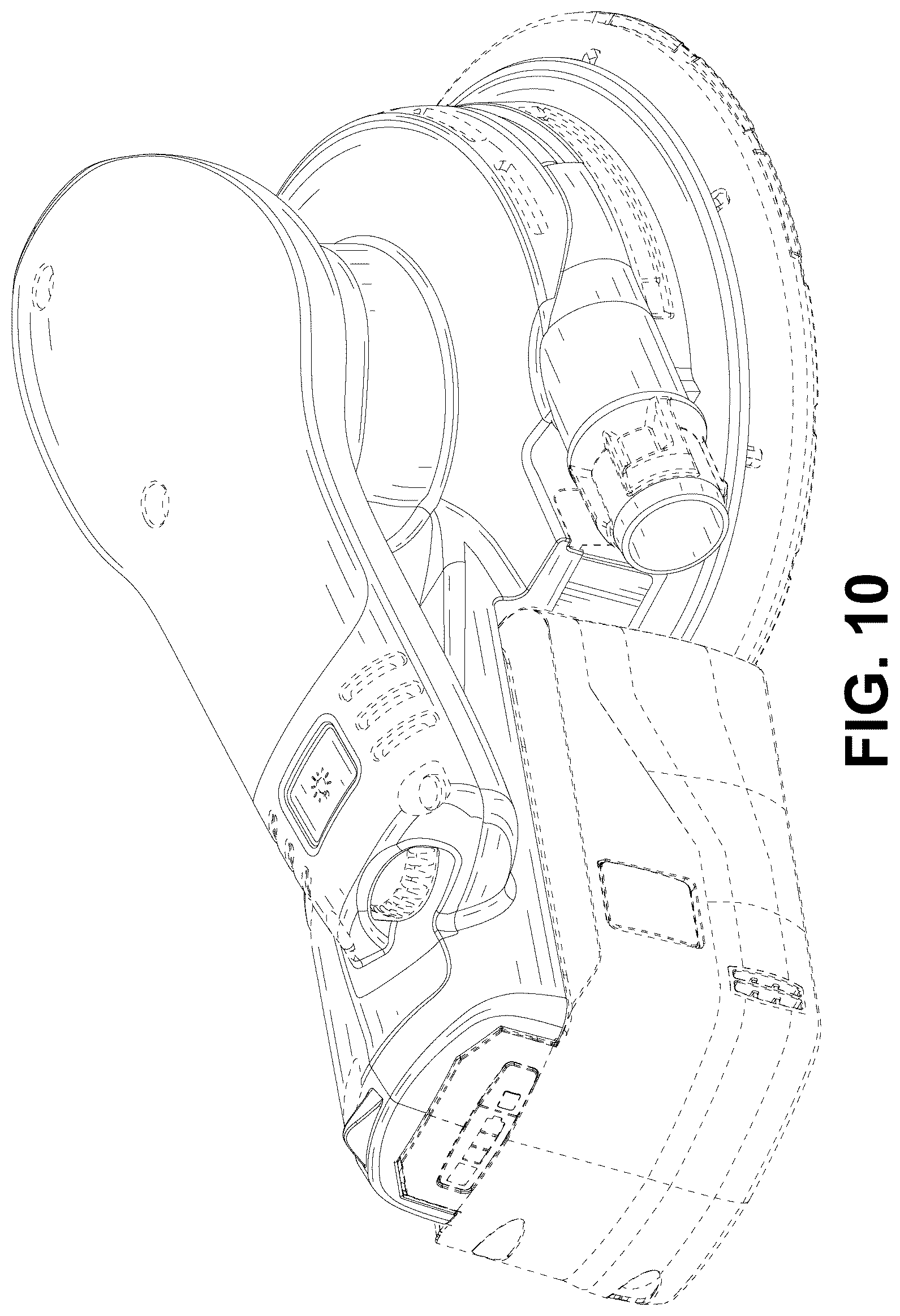 Patent USD1124059 Figure 10 – Grinding machine