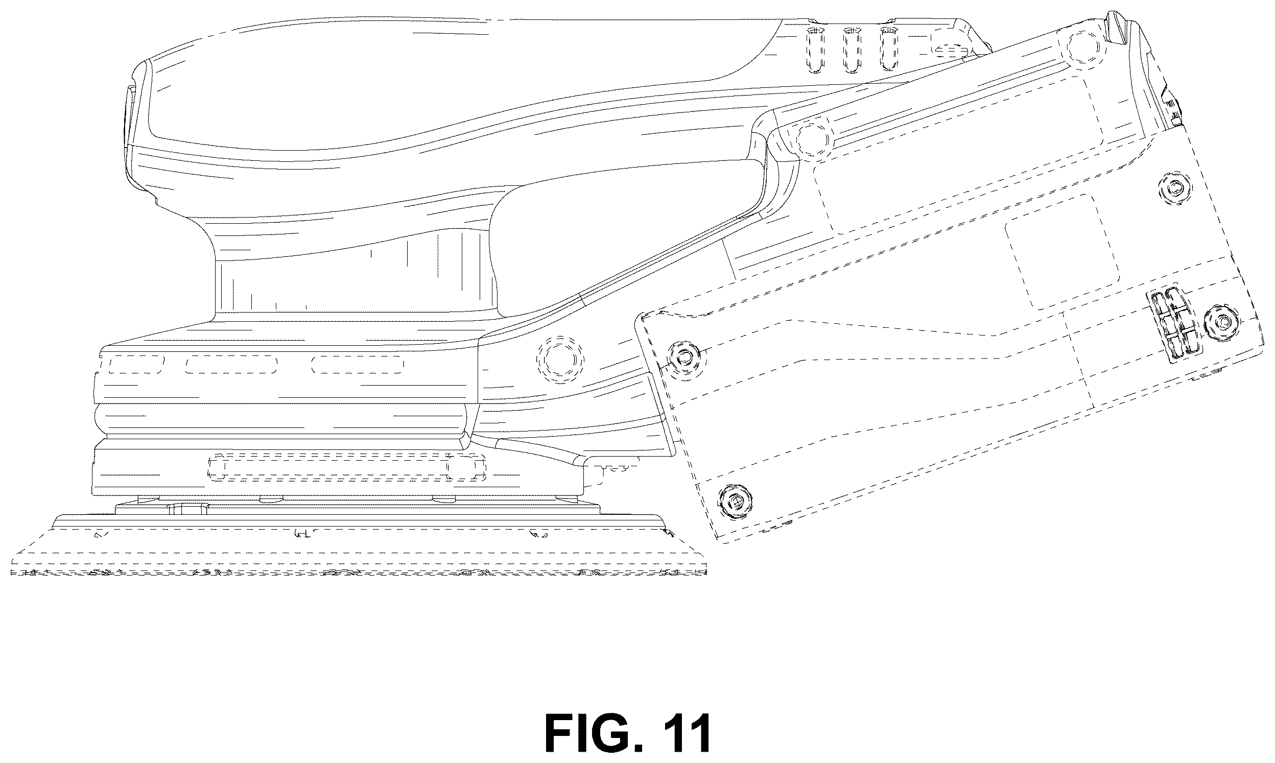 Patent USD1124059 Figure 11 – Grinding machine
