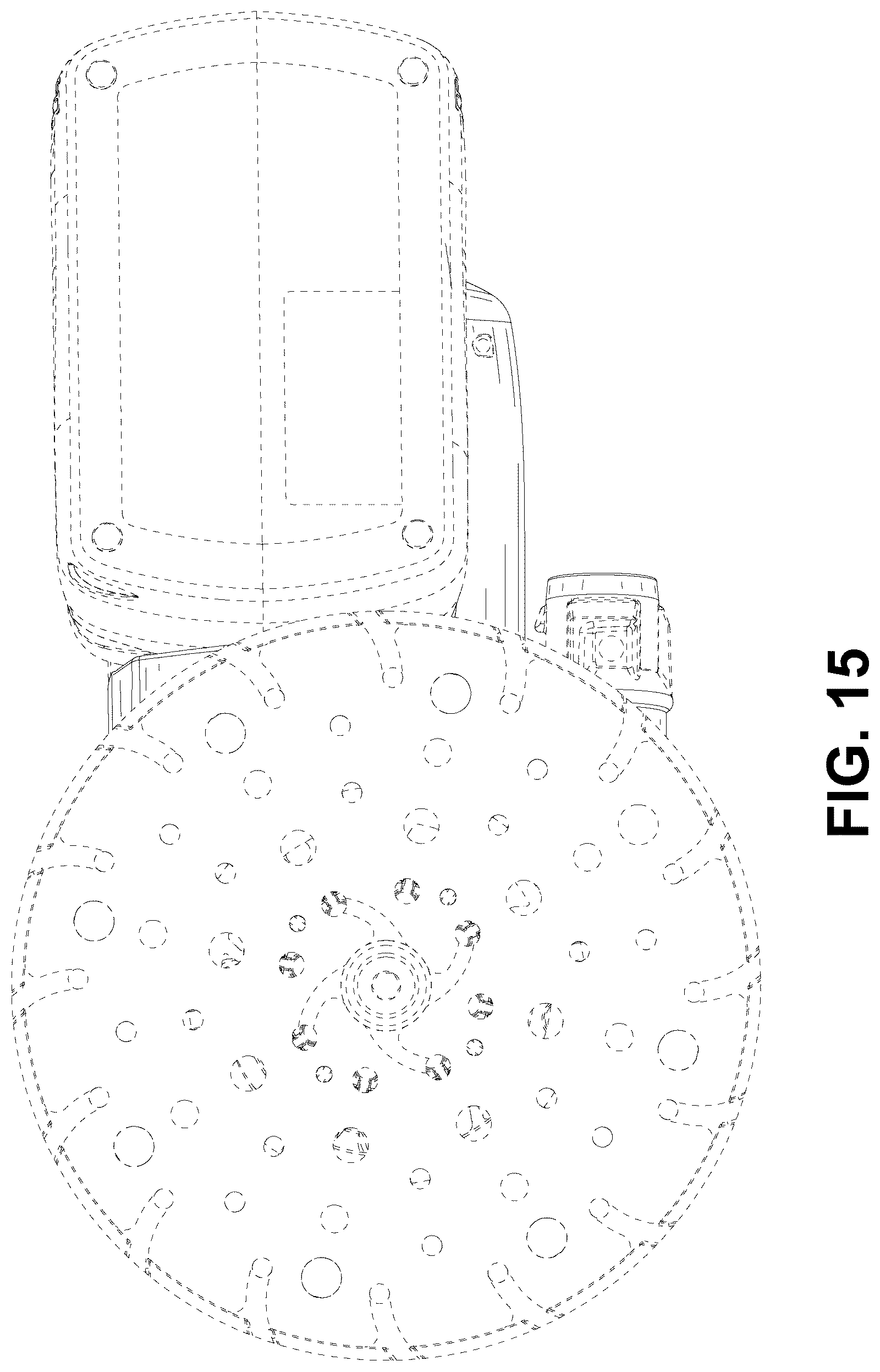 Patent USD1124059 Figure 15 – Grinding machine