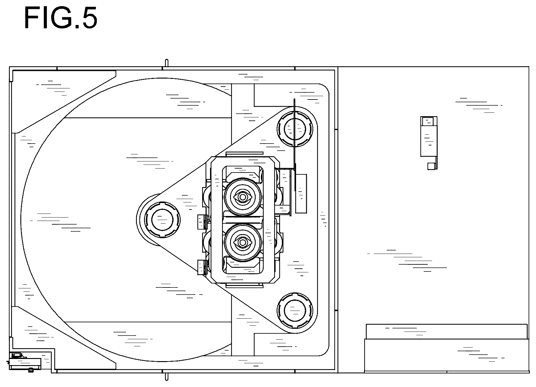 Patent USD1124060 Figure 5 – Injection molding machine