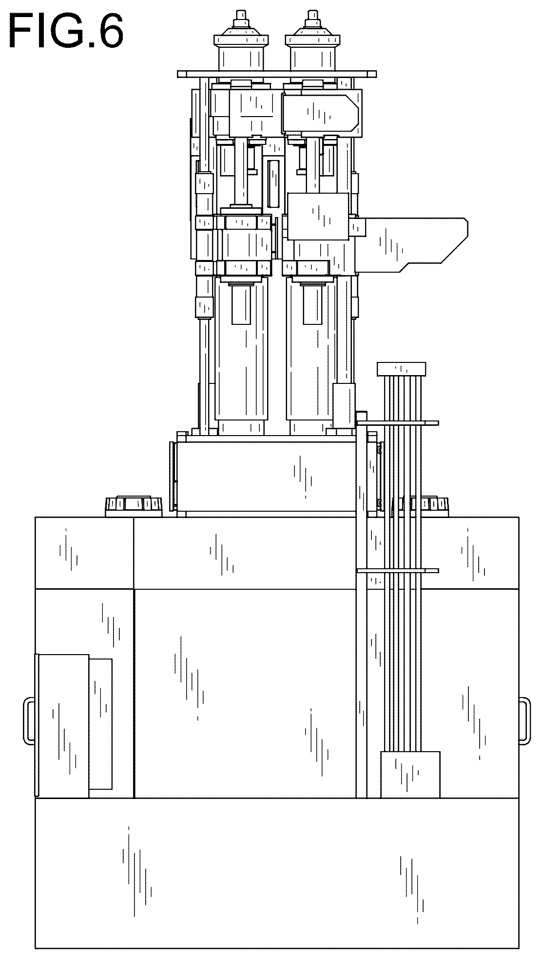 Patent USD1124060 Figure 6 – Injection molding machine