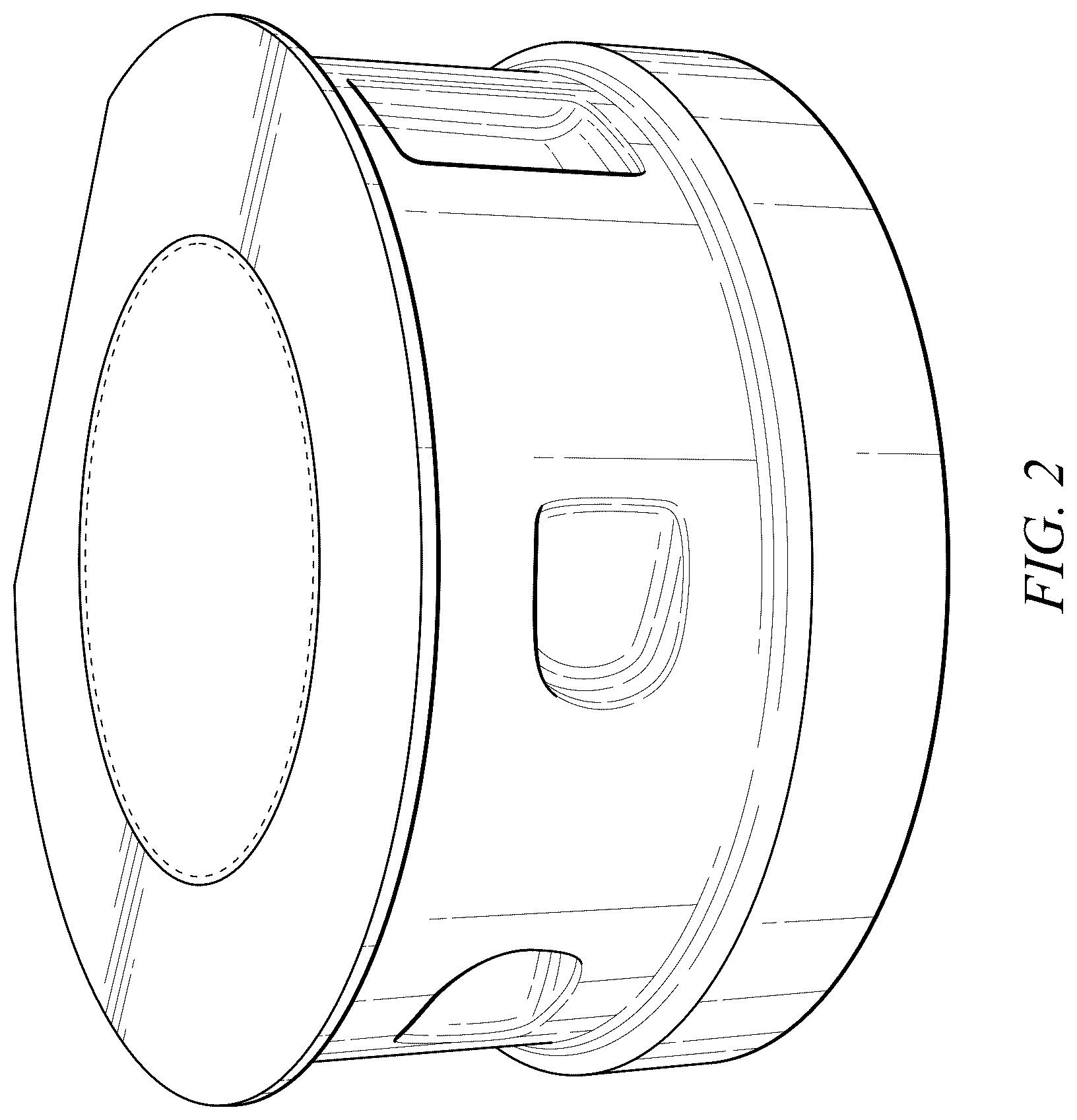 Patent USD1124061 Figure 2 – Tube mold