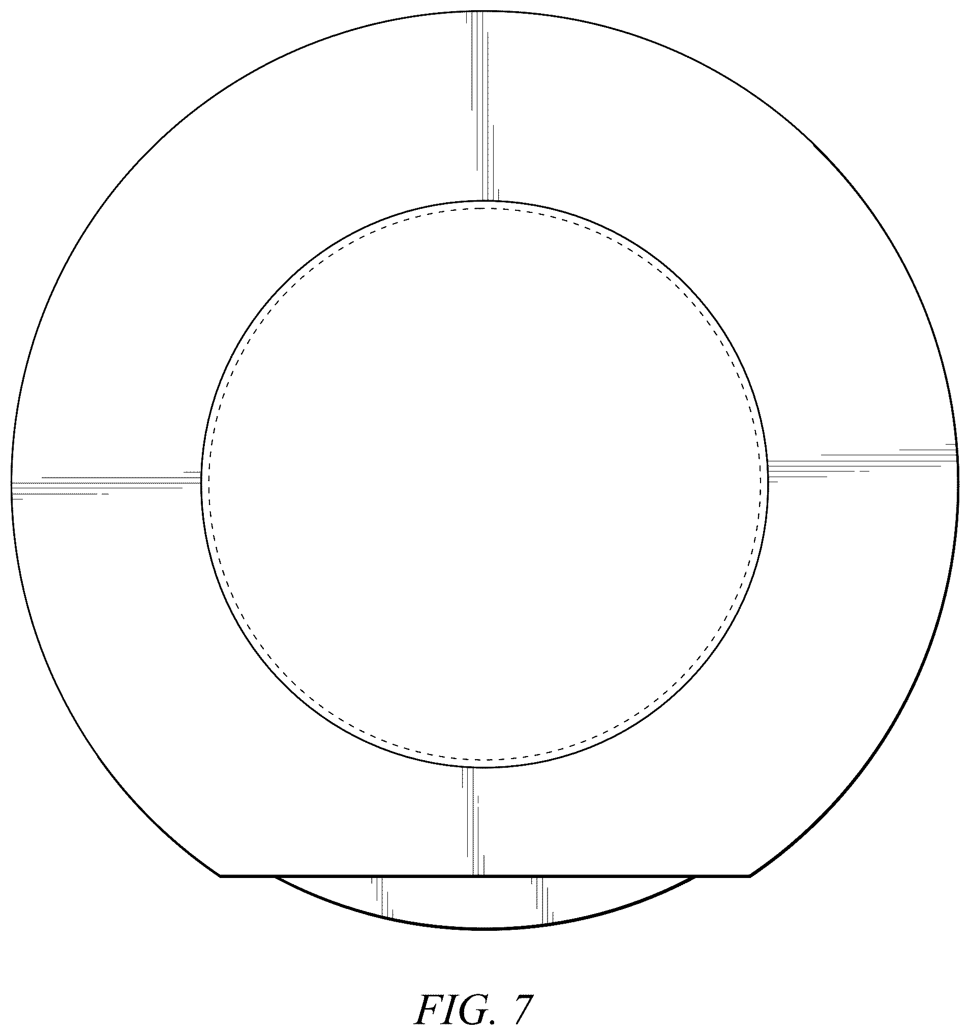 Patent USD1124061 Figure 7 – Tube mold