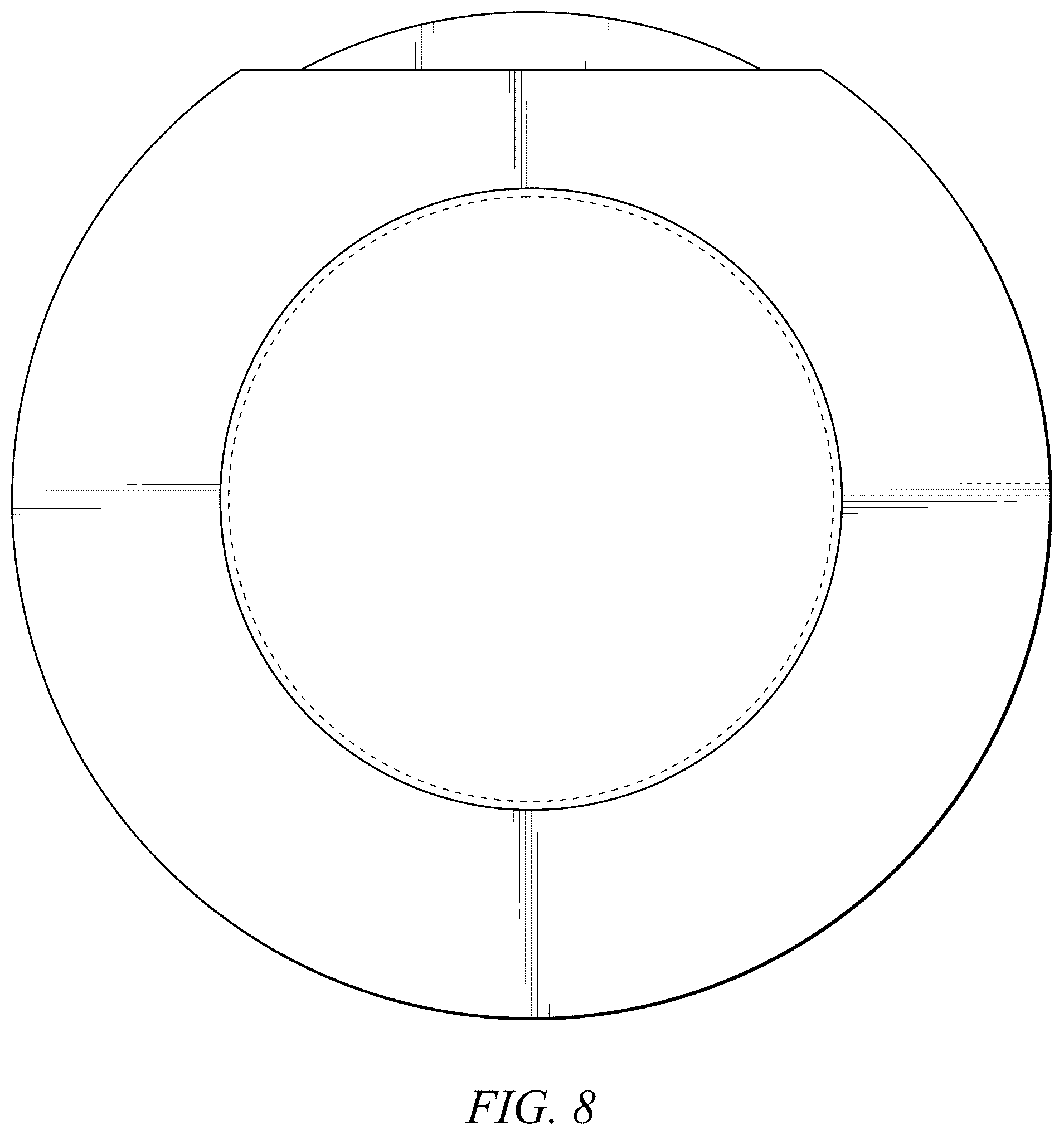 Patent USD1124061 Figure 8 – Tube mold