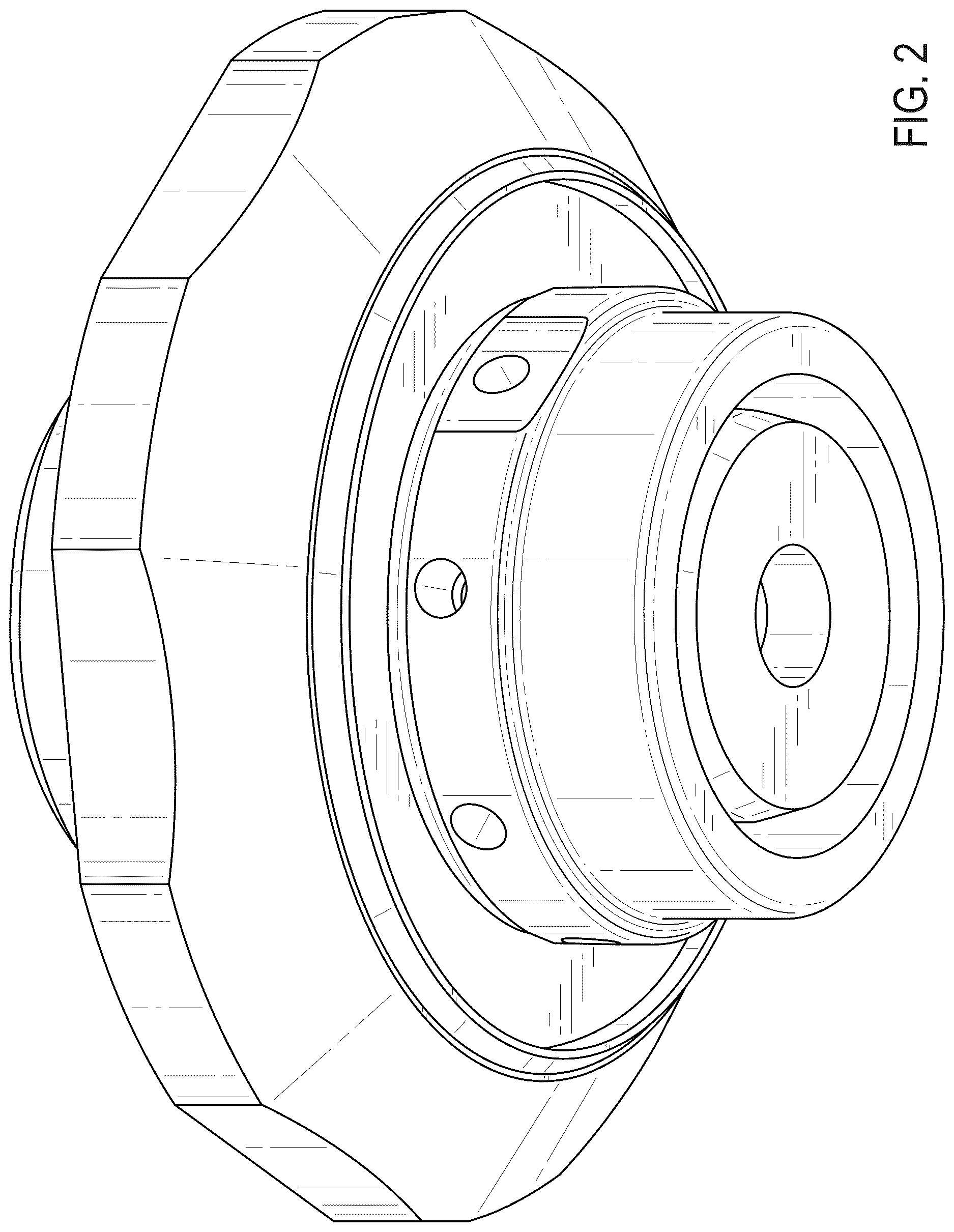 Patent USD1124062 Figure 2 – Nozzle for a laser processing system
