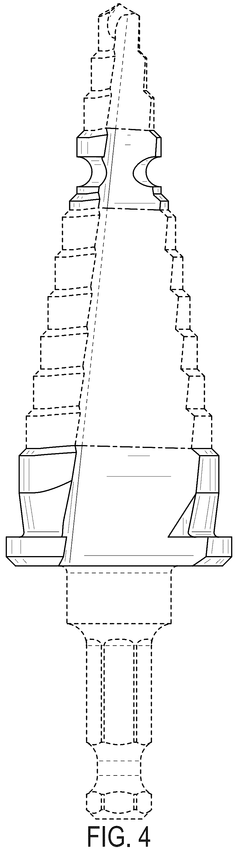 Patent USD1124063 Figure 4 – Step drill bit