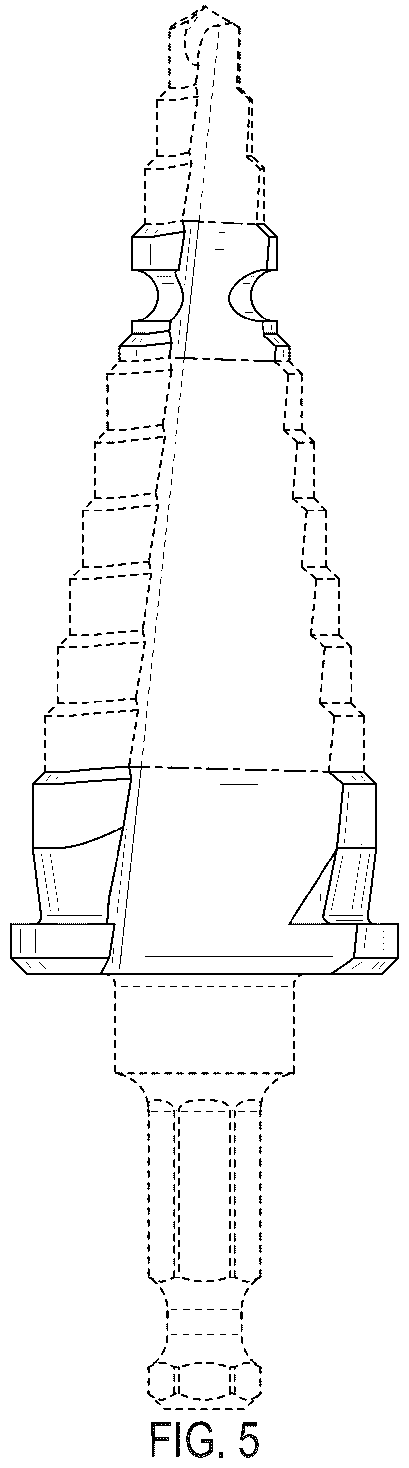 Patent USD1124063 Figure 5 – Step drill bit