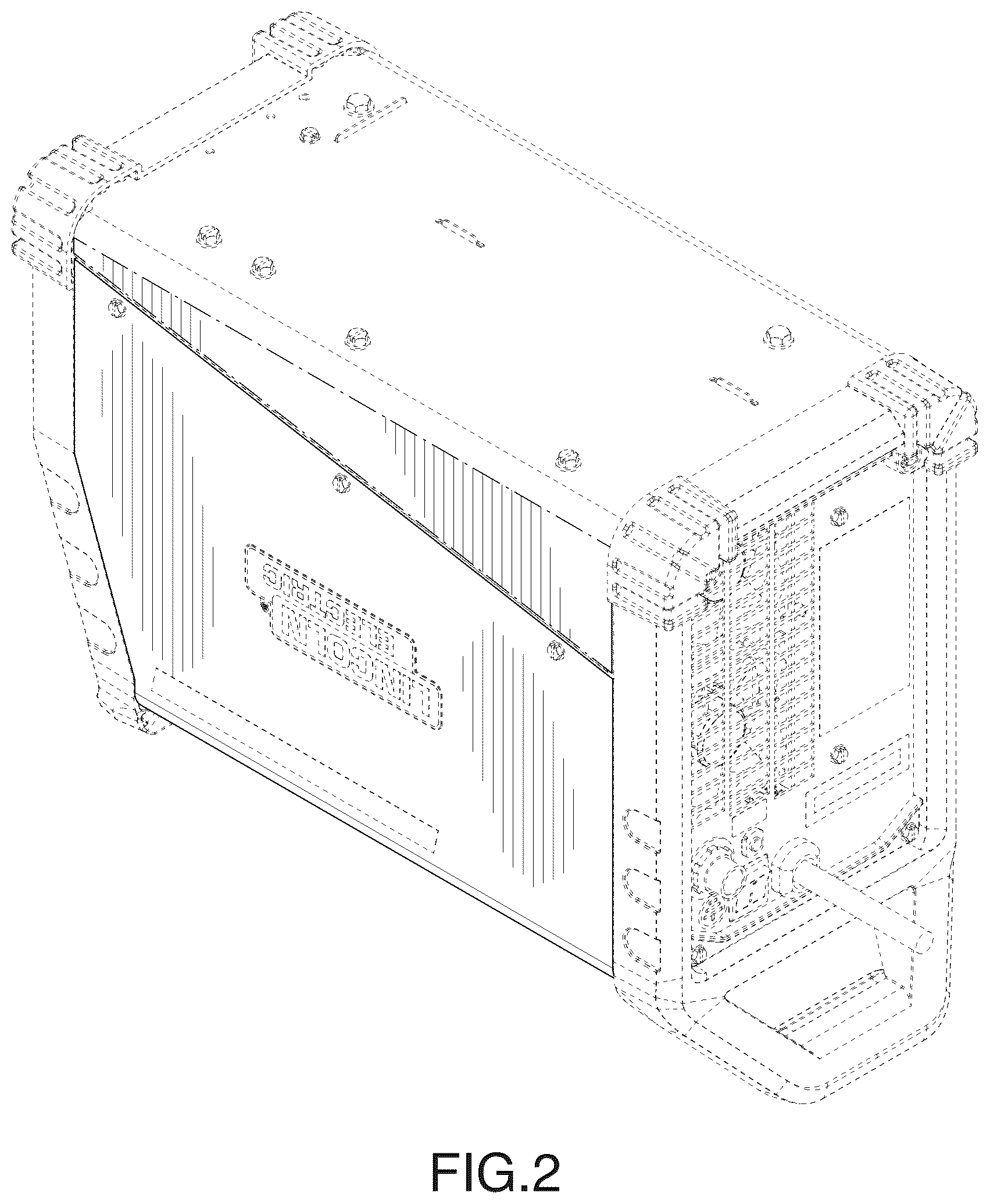 Patent USD1124067 Figure 2 – Power source case