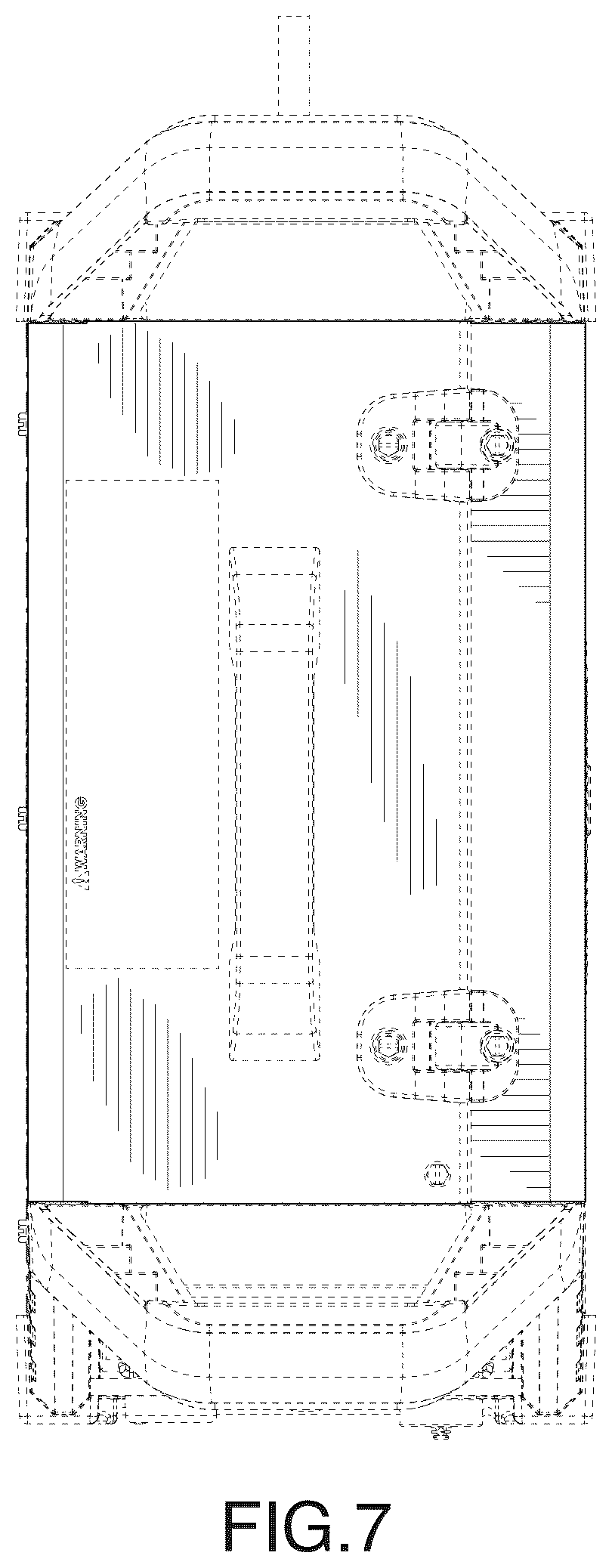Patent USD1124067 Figure 7 – Power source case