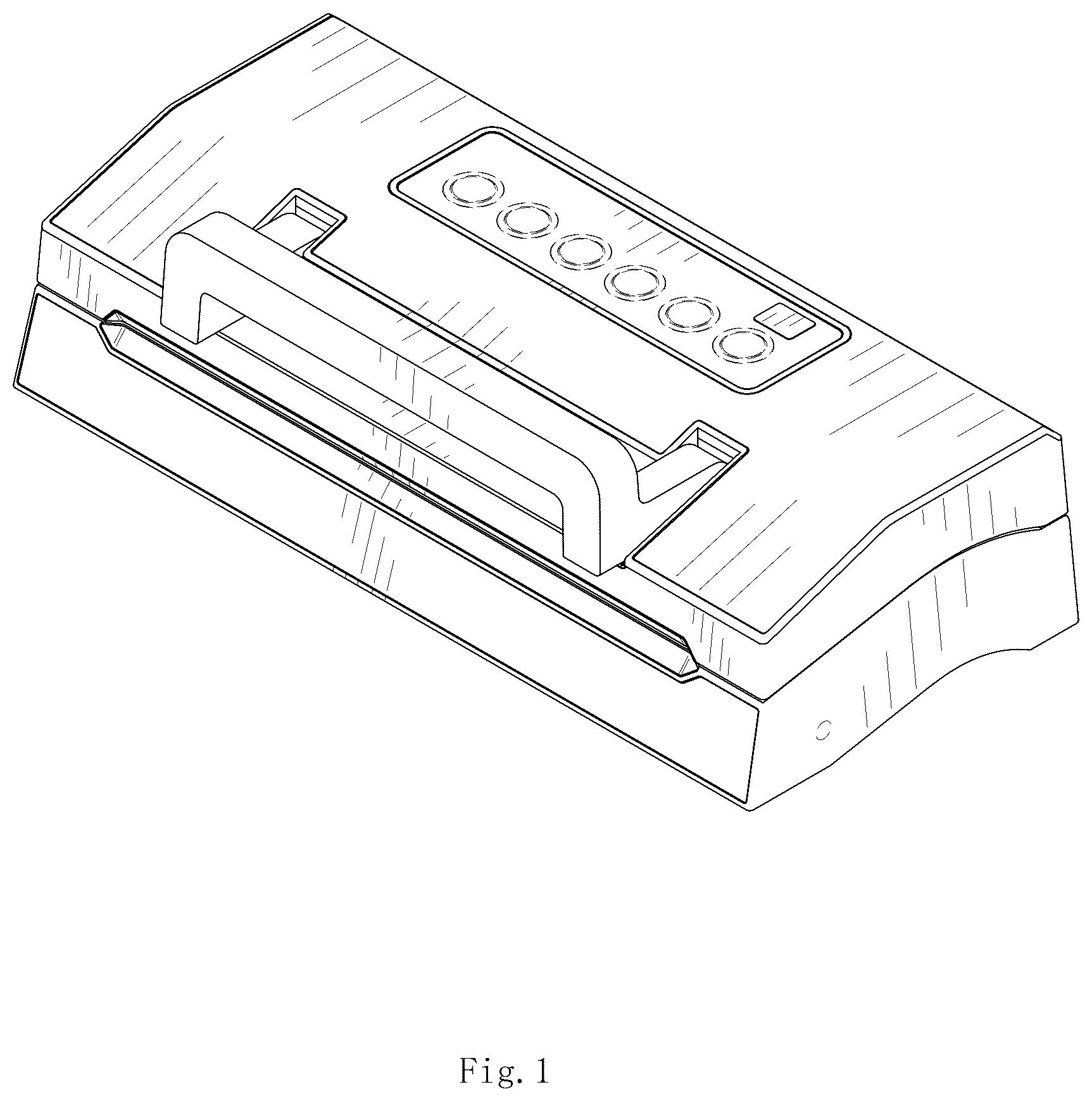 Patent USD1124068 Figure 1 – Vacuum sealing device
