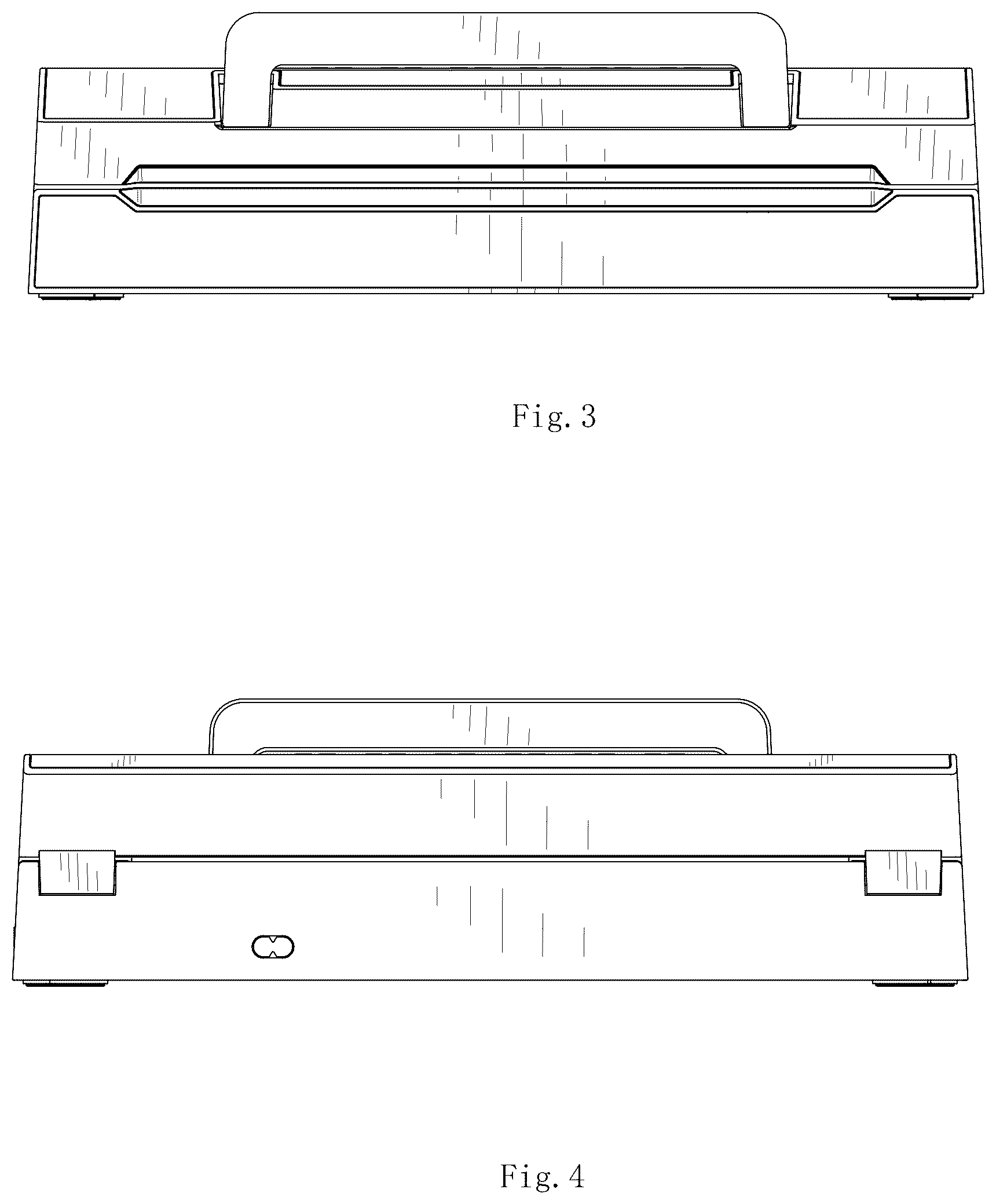 Patent USD1124068 Figure 3 – Vacuum sealing device