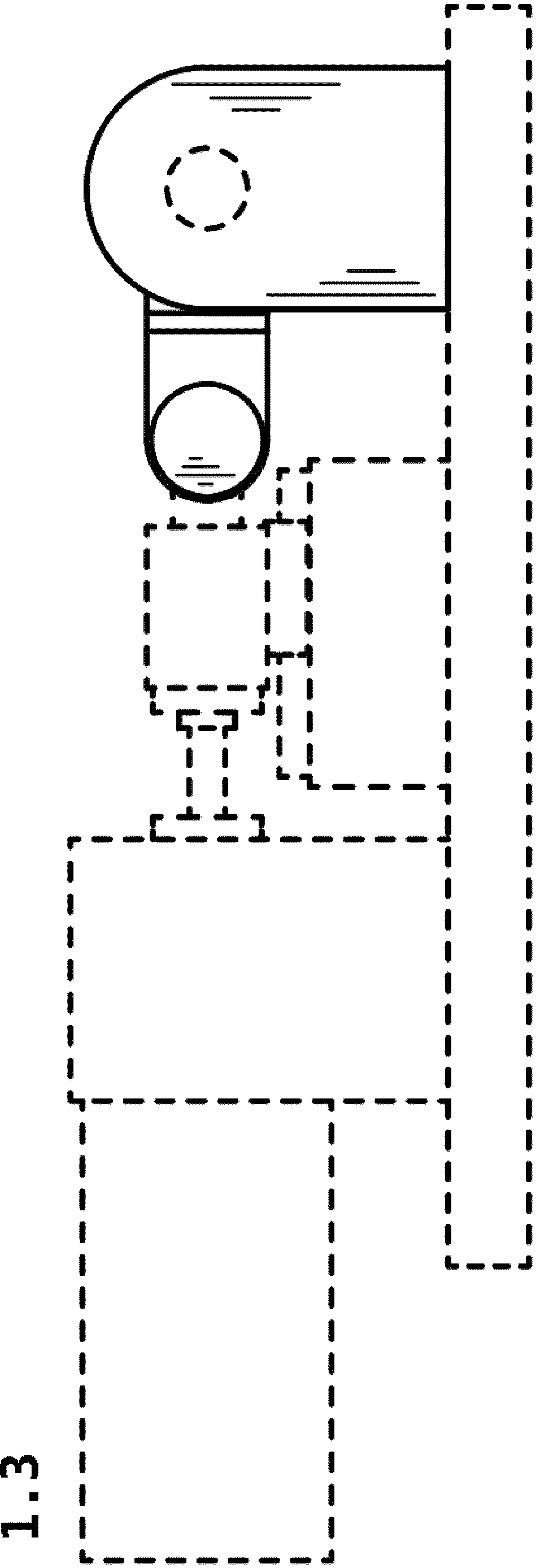 Patent USD1124070 Figure 3 – Actuator