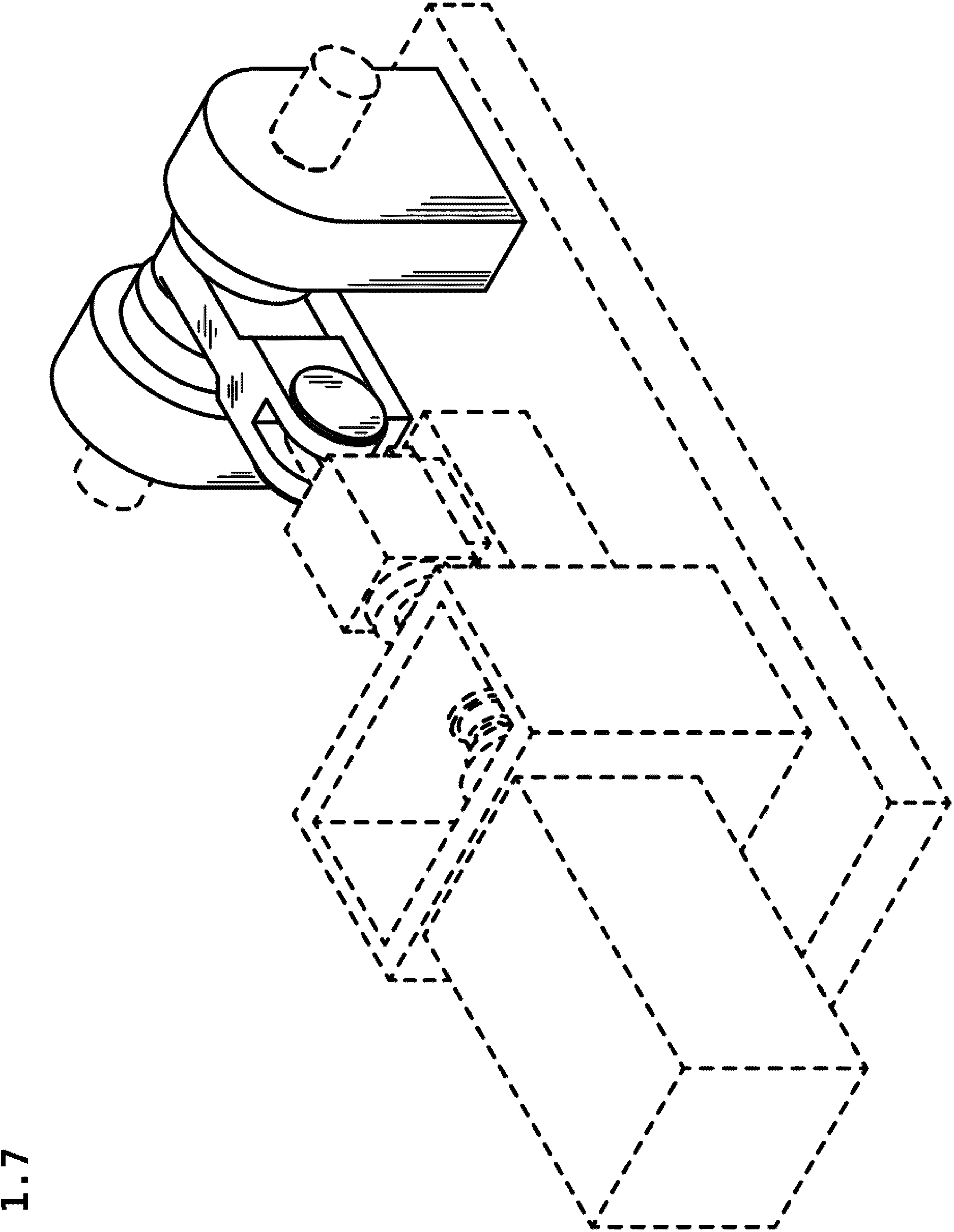 Patent USD1124070 Figure 7 – Actuator