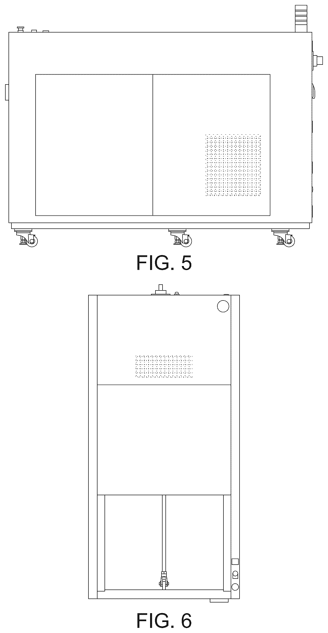 Patent USD1124073 Figure 3 – Vacuum dryer