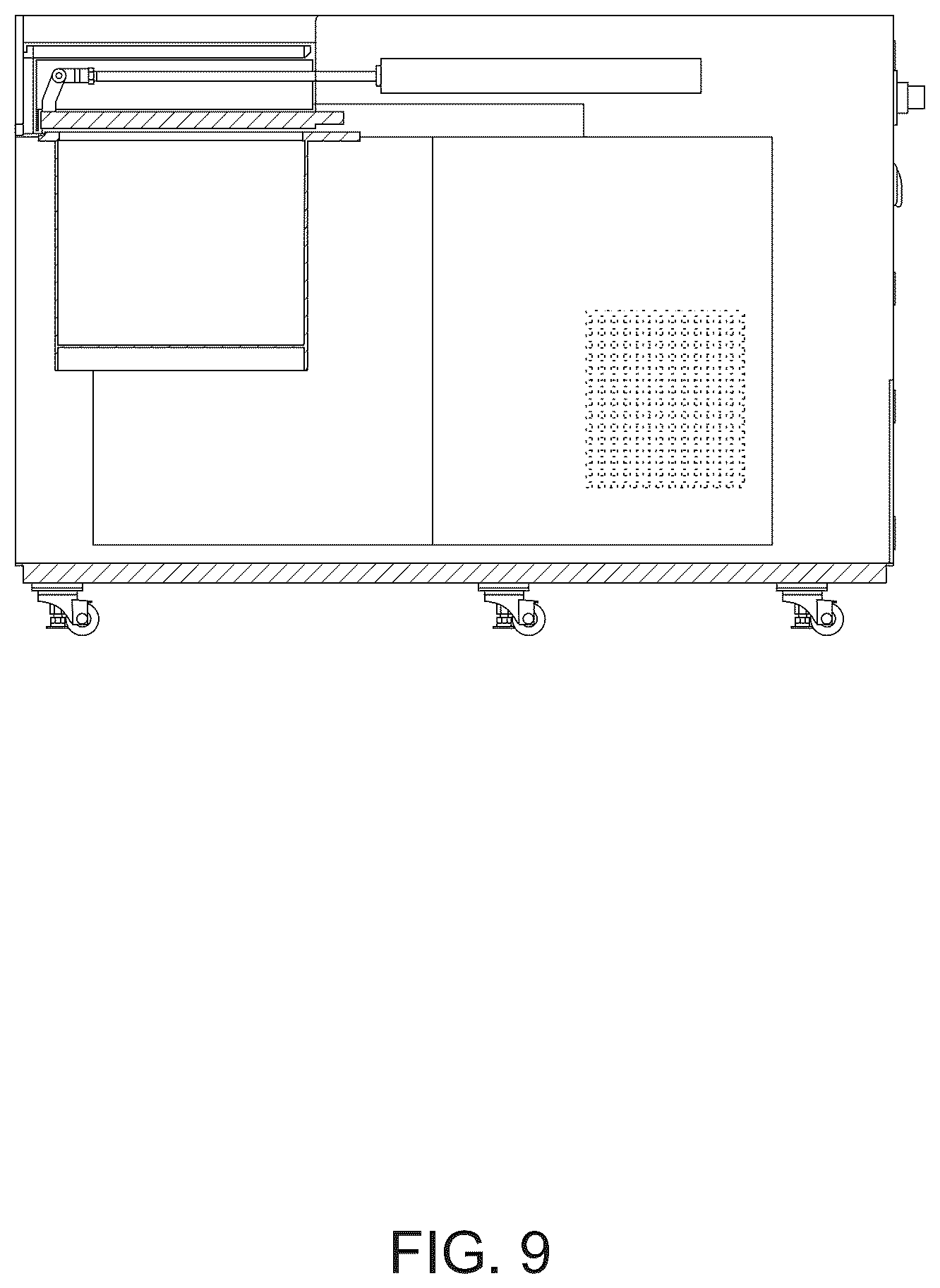 Patent USD1124073 Figure 5 – Vacuum dryer