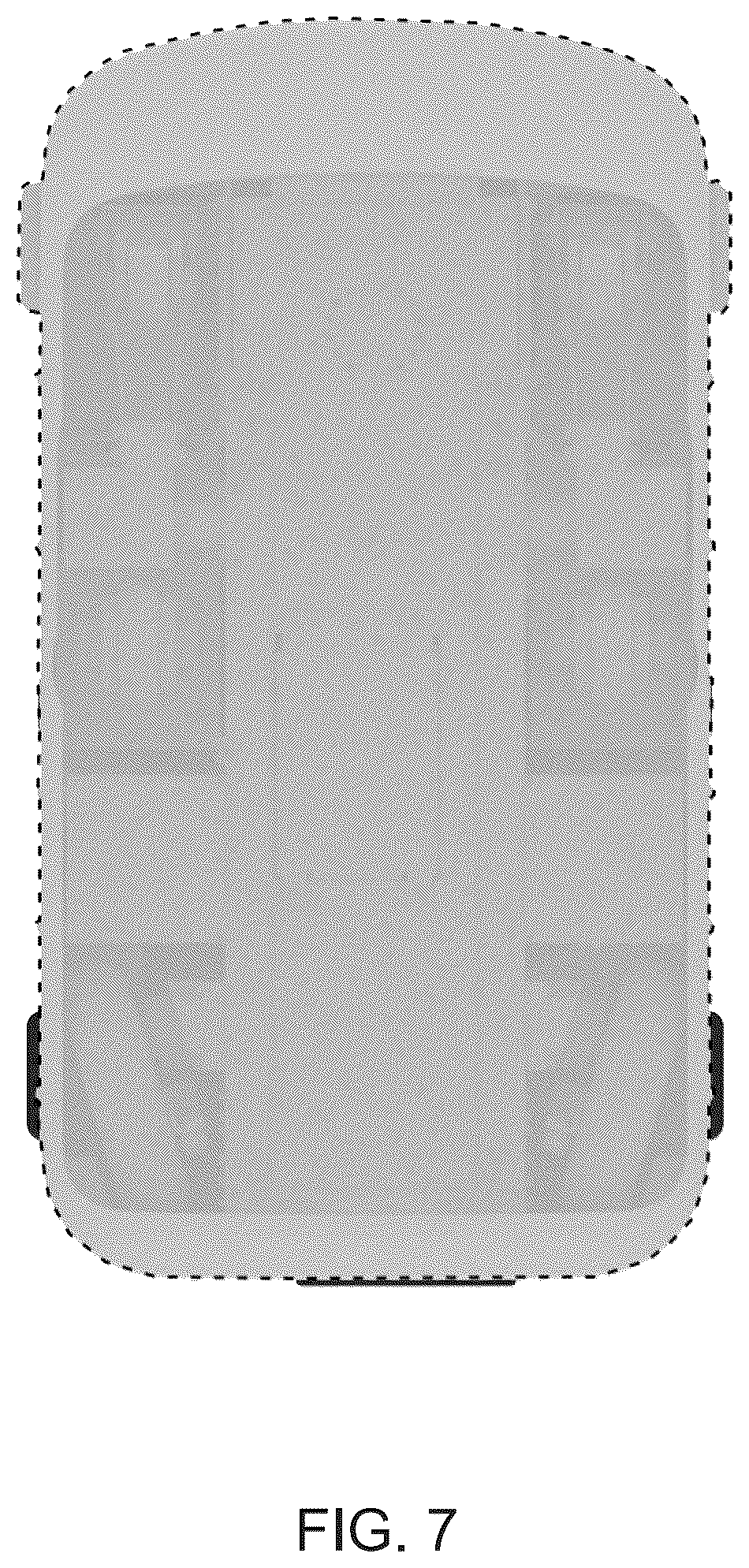 Patent USD1124074 Figure 7 – Delivery robot