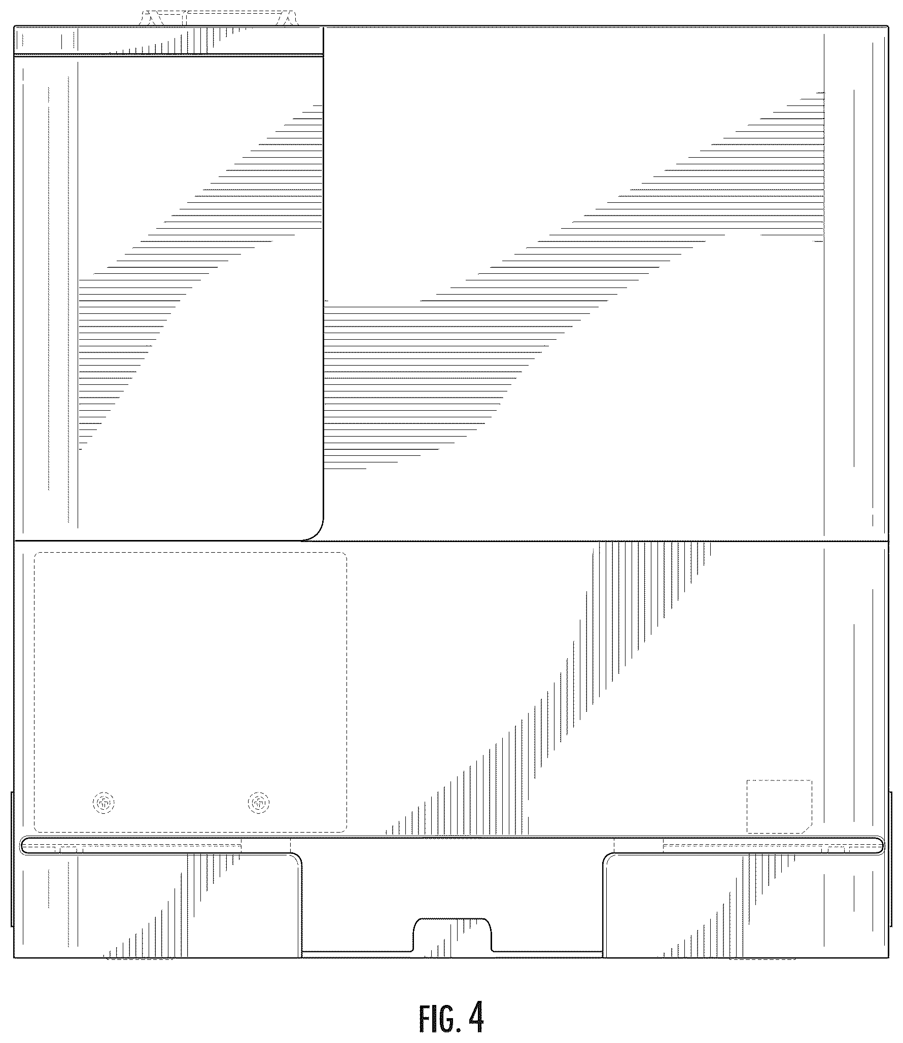Patent USD1124075 Figure 4 – Robotic docking station