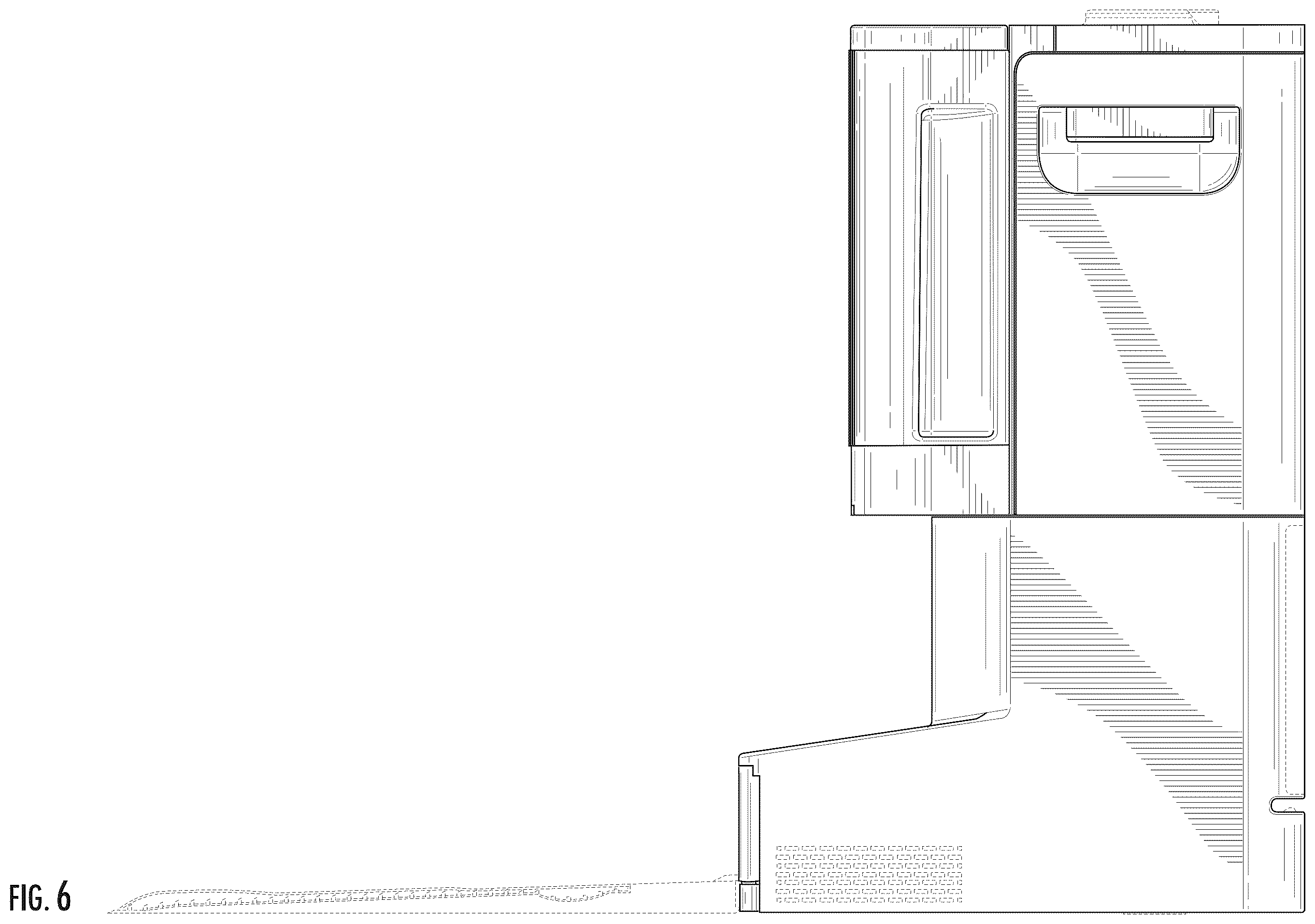 Patent USD1124075 Figure 6 – Robotic docking station