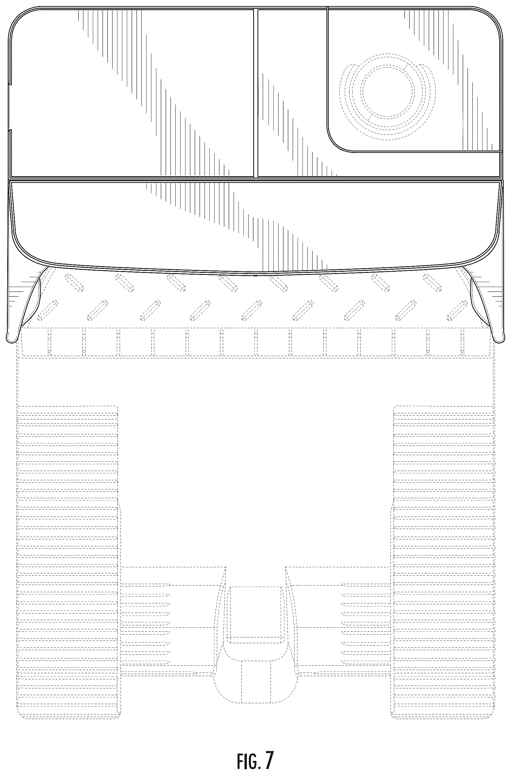 Patent USD1124075 Figure 7 – Robotic docking station