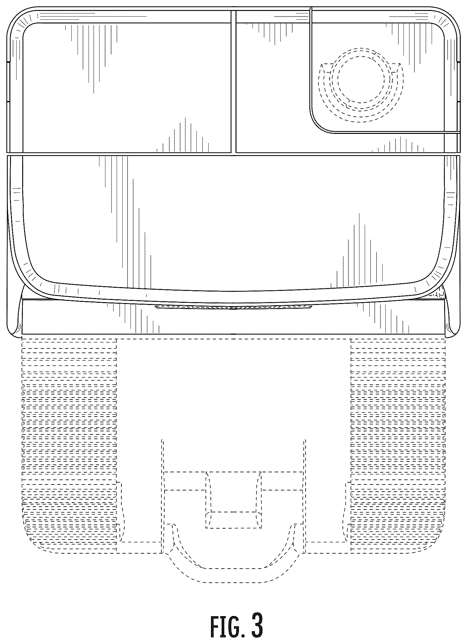 Patent USD1124076 Figure 3 – Robotic docking station