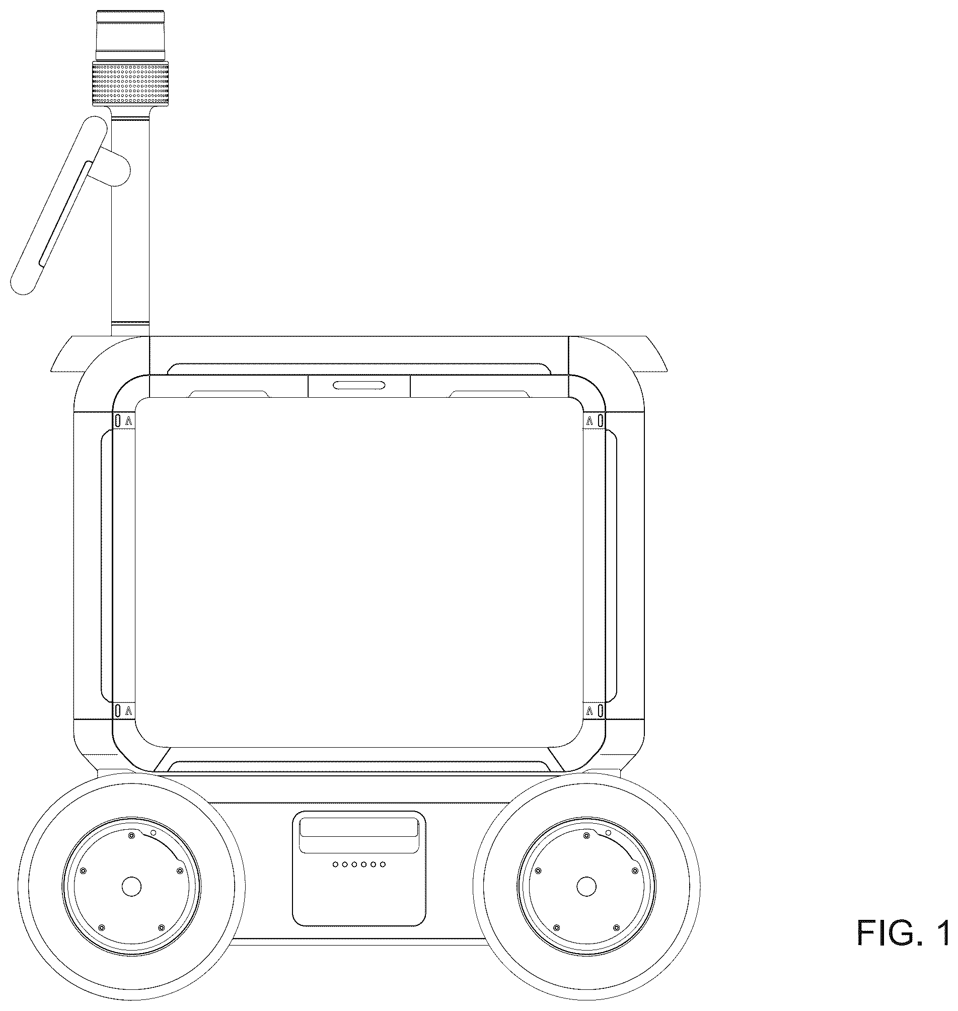 Patent USD1124078 Figure 1 – Mobile robot