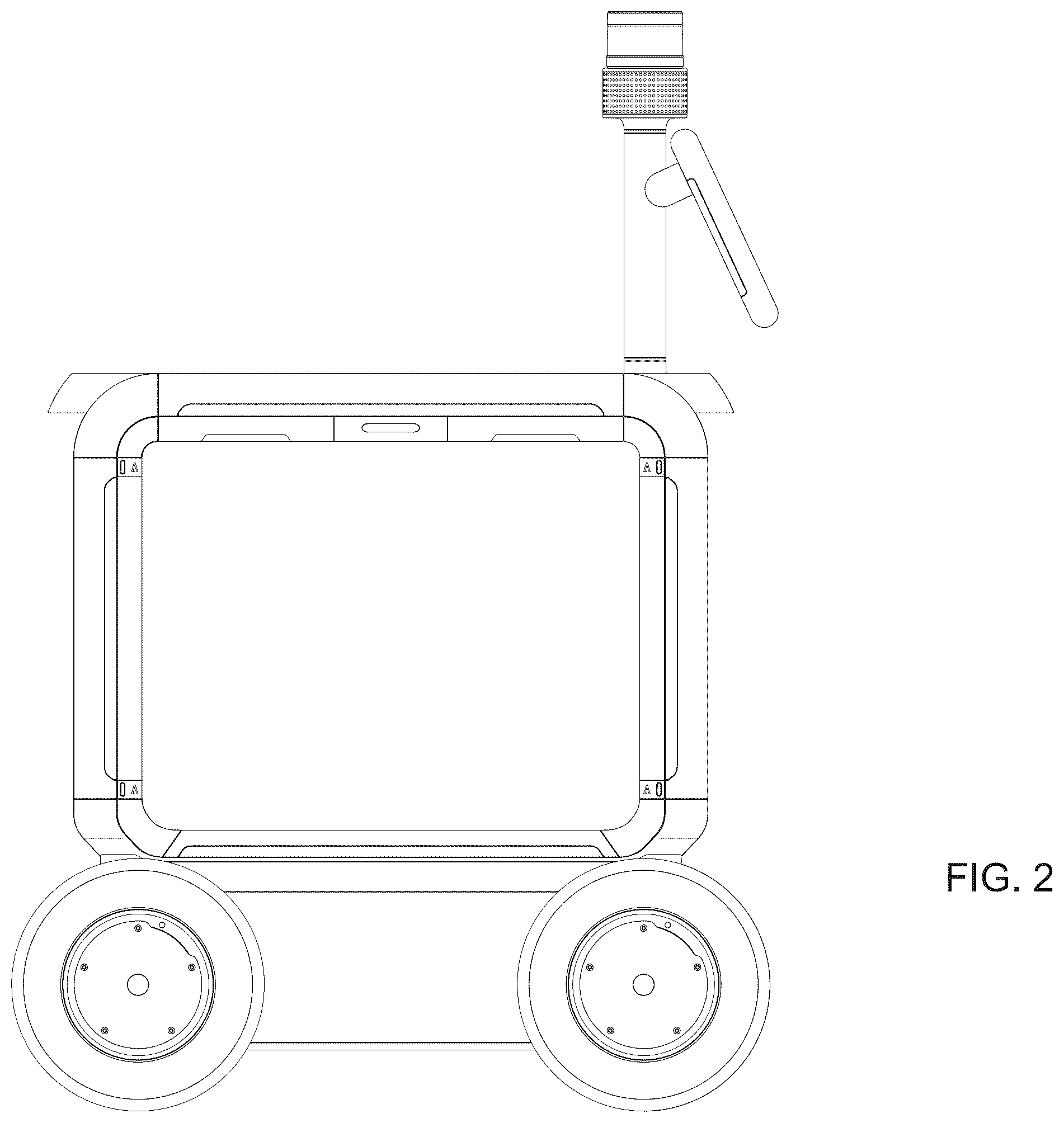 Patent USD1124078 Figure 2 – Mobile robot