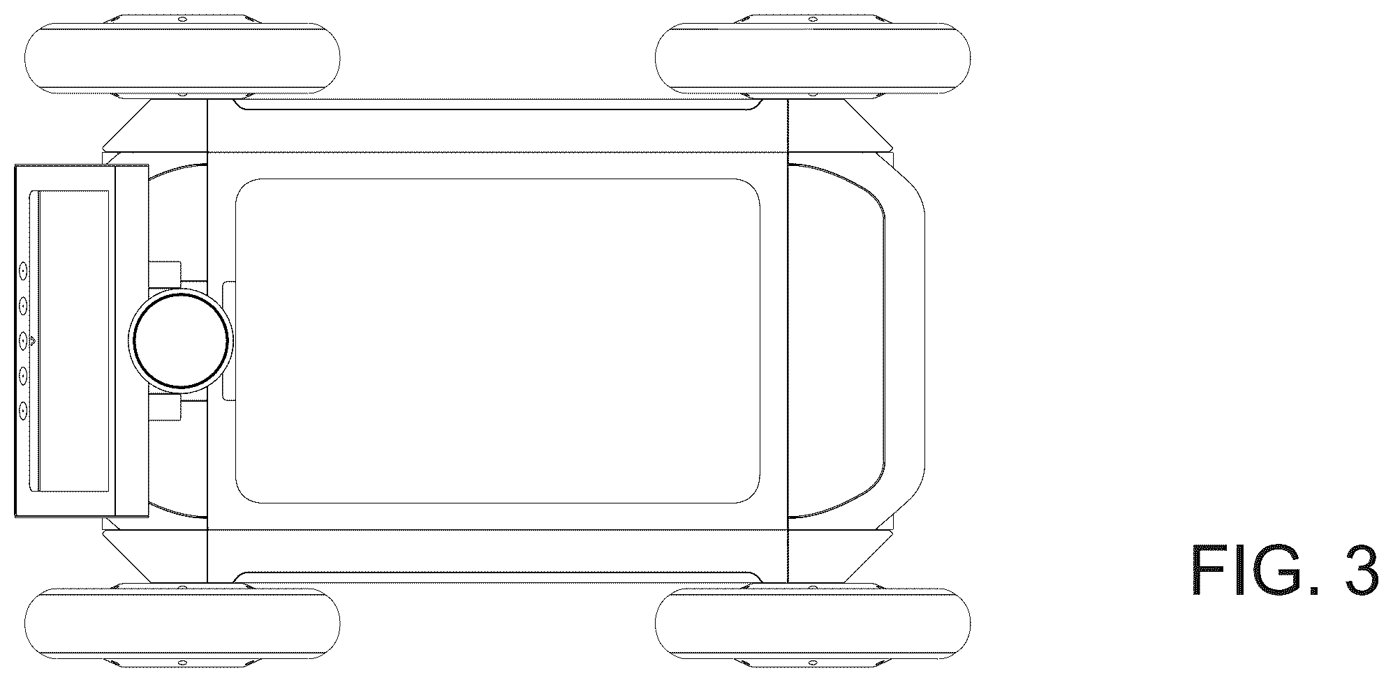 Patent USD1124078 Figure 3 – Mobile robot