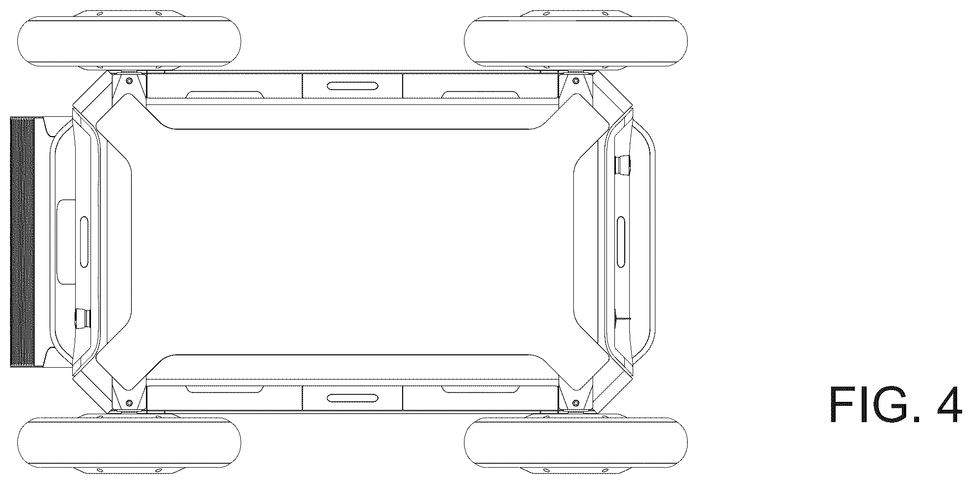 Patent USD1124078 Figure 4 – Mobile robot