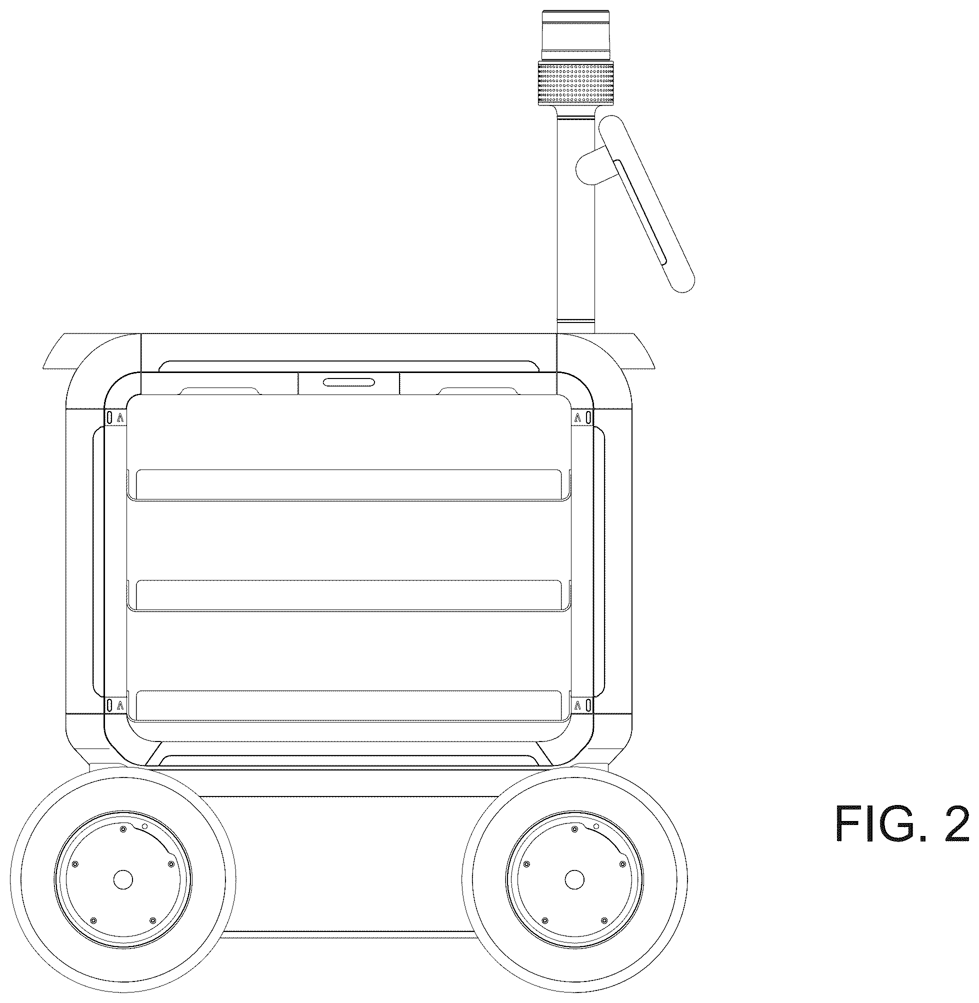 Patent USD1124079 Figure 2 – Mobile robot