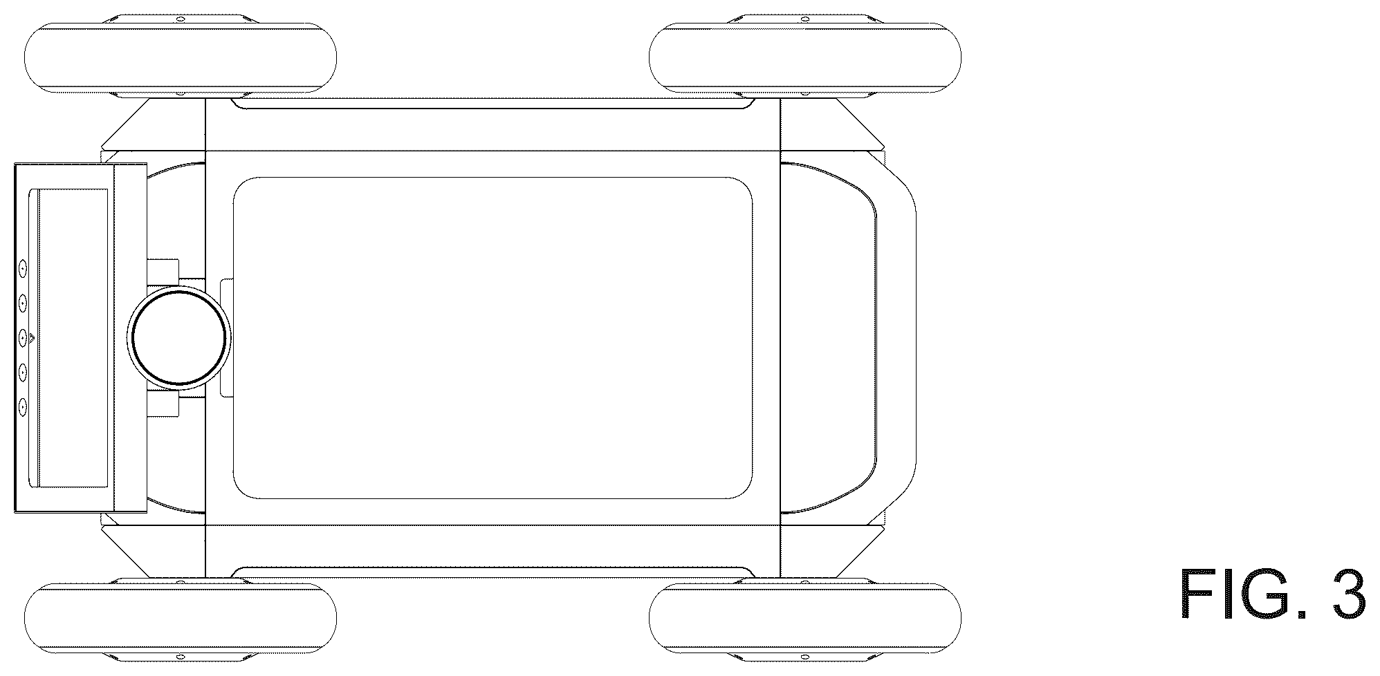 Patent USD1124079 Figure 3 – Mobile robot