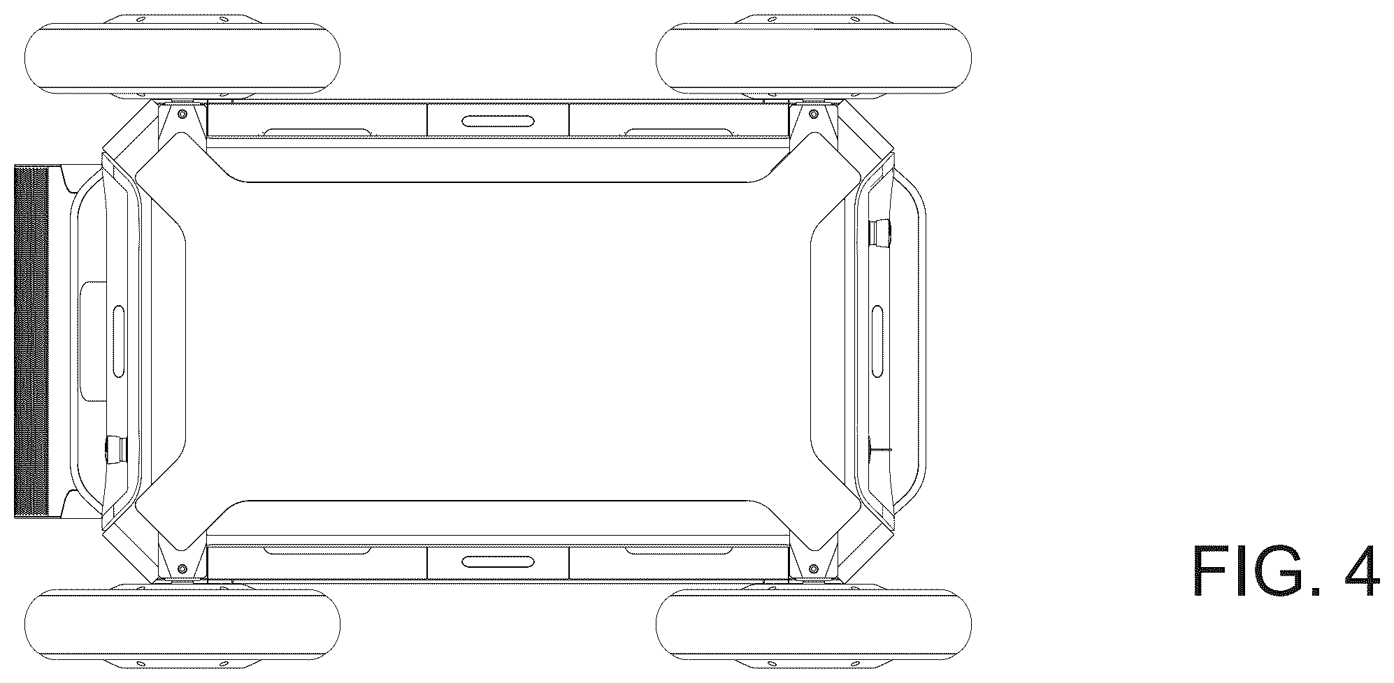 Patent USD1124079 Figure 4 – Mobile robot