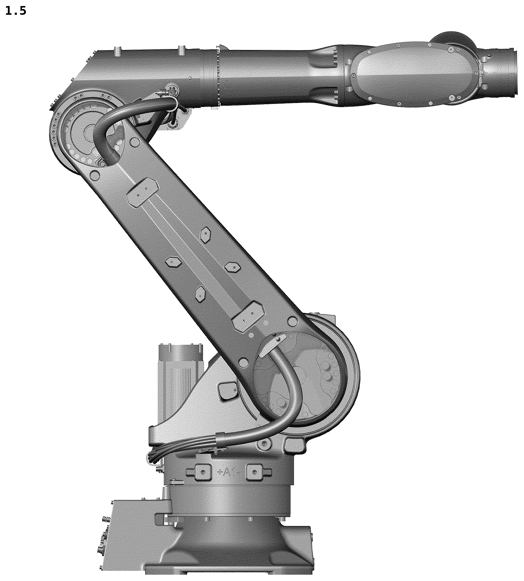 Patent USD1124080 Figure 5 – Industrial robot