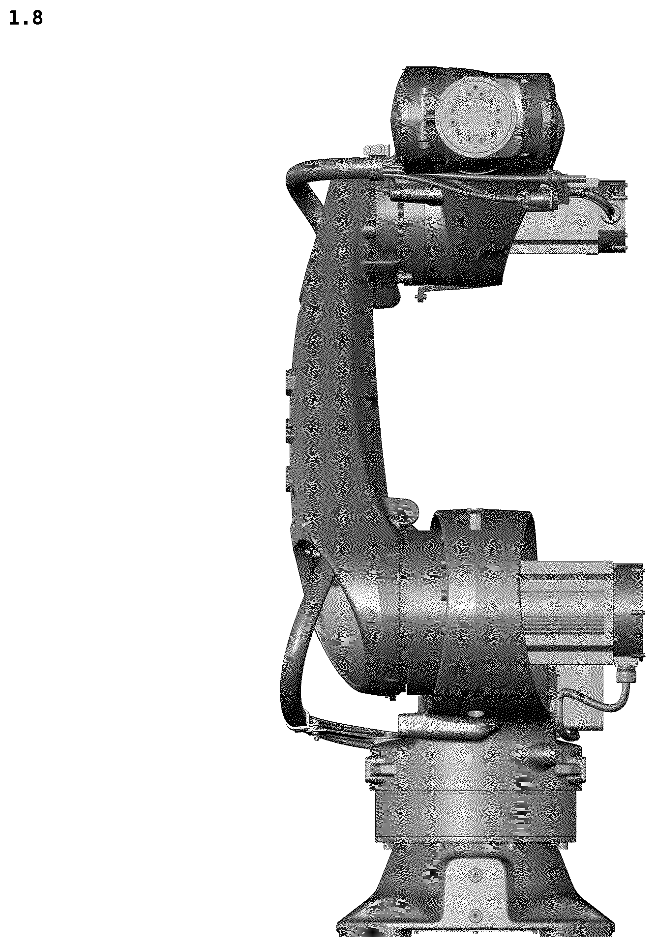 Patent USD1124080 Figure 8 – Industrial robot