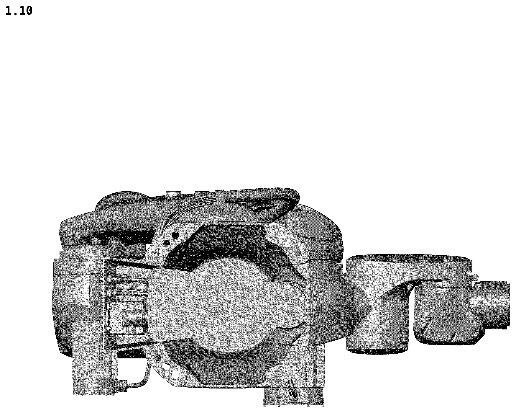Patent USD1124080 Figure 10 – Industrial robot