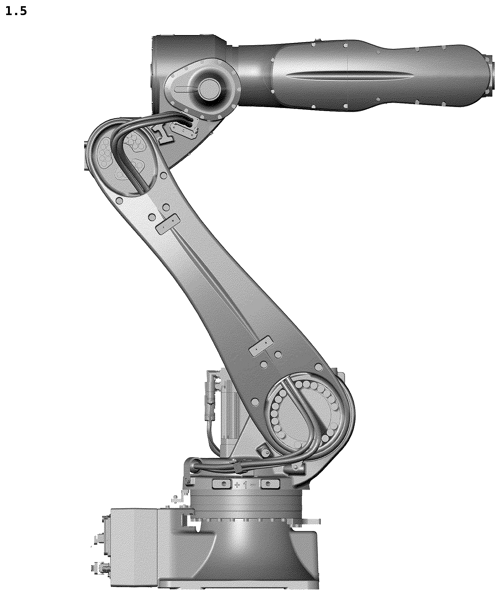 Patent USD1124081 Figure 5 – Industrial robot