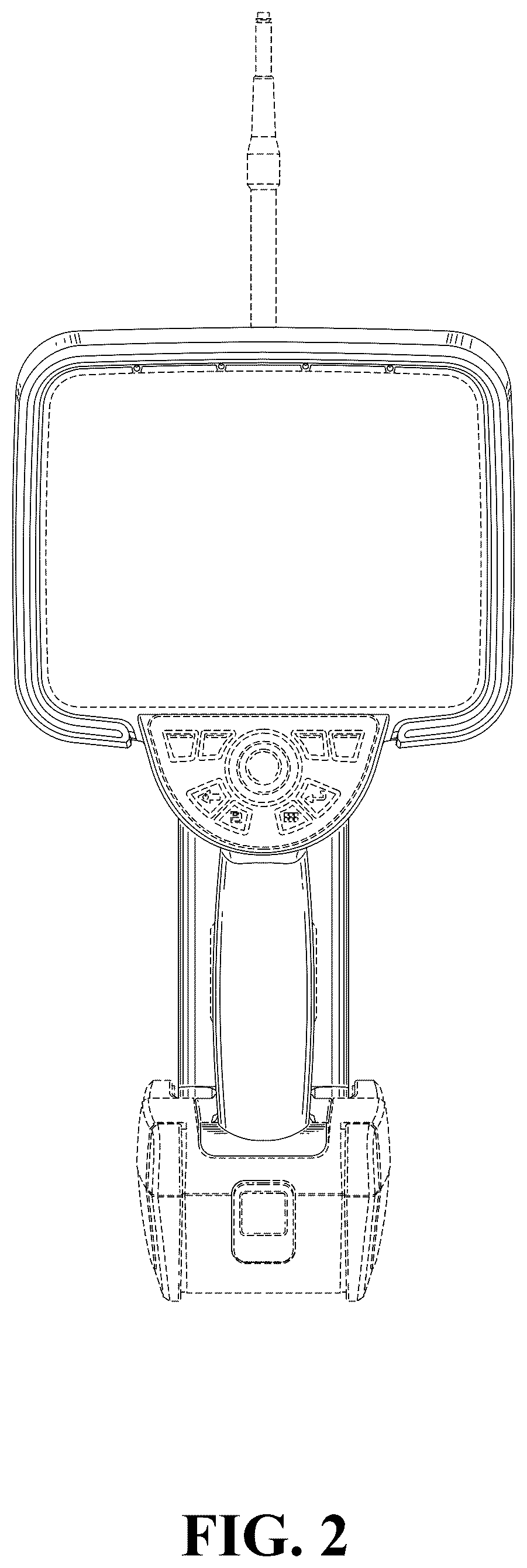 Patent USD1124082 Figure 2 – Borescope handset and probe